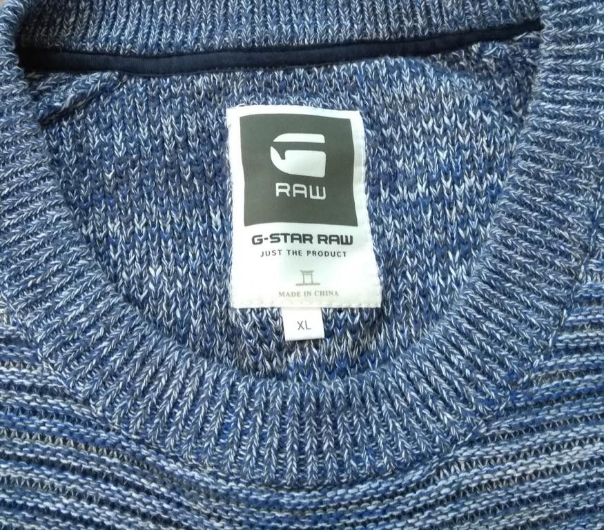 G-Star G-STAR RAW Vintage cotton knitted sweater Size US L / EU 52-54 / 3 - 6 Thumbnail