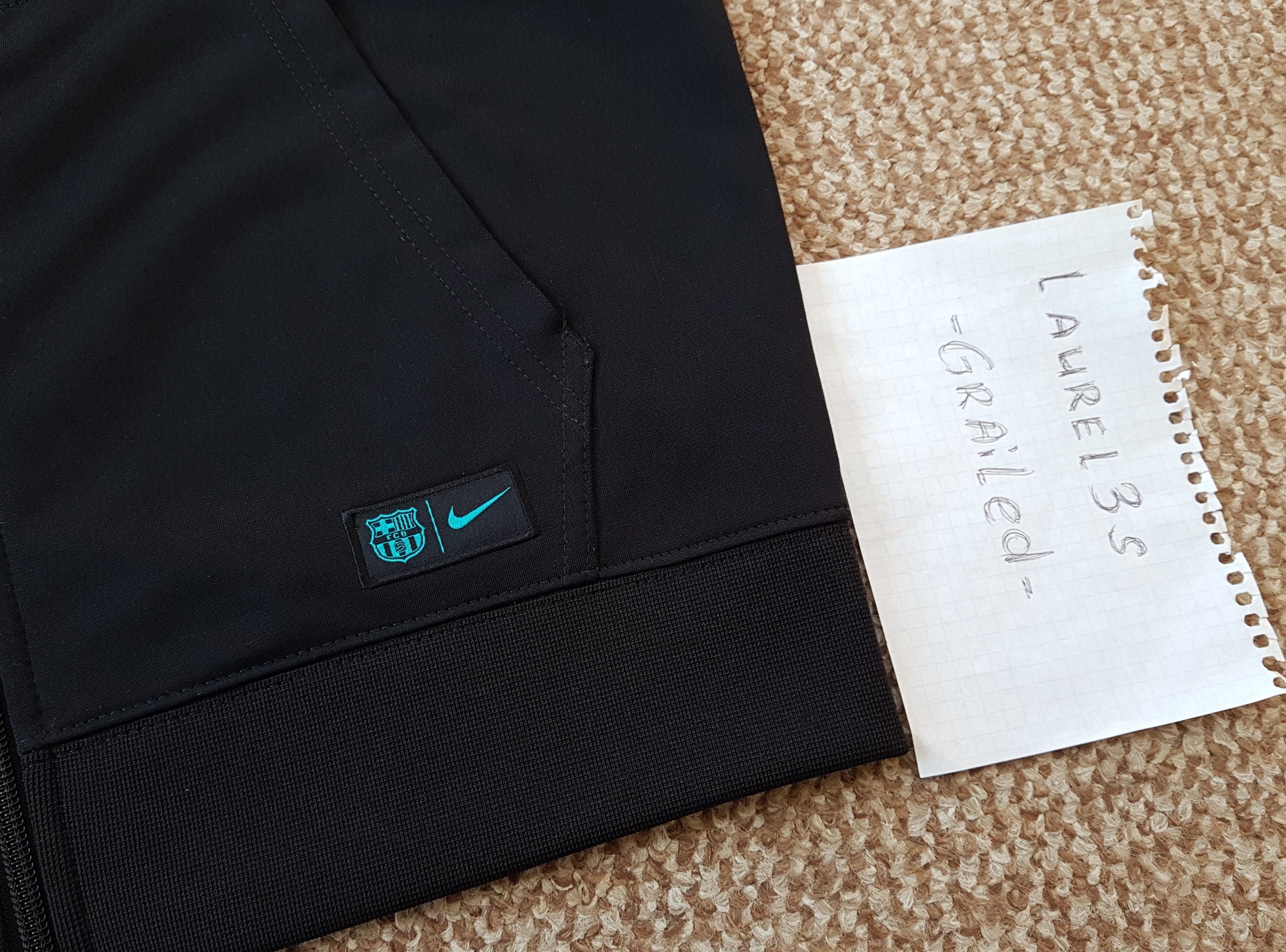 Nike Nike Track Top Jacket FC Barcelona size S Size US S / EU 44-46 / 1 - 5 Thumbnail