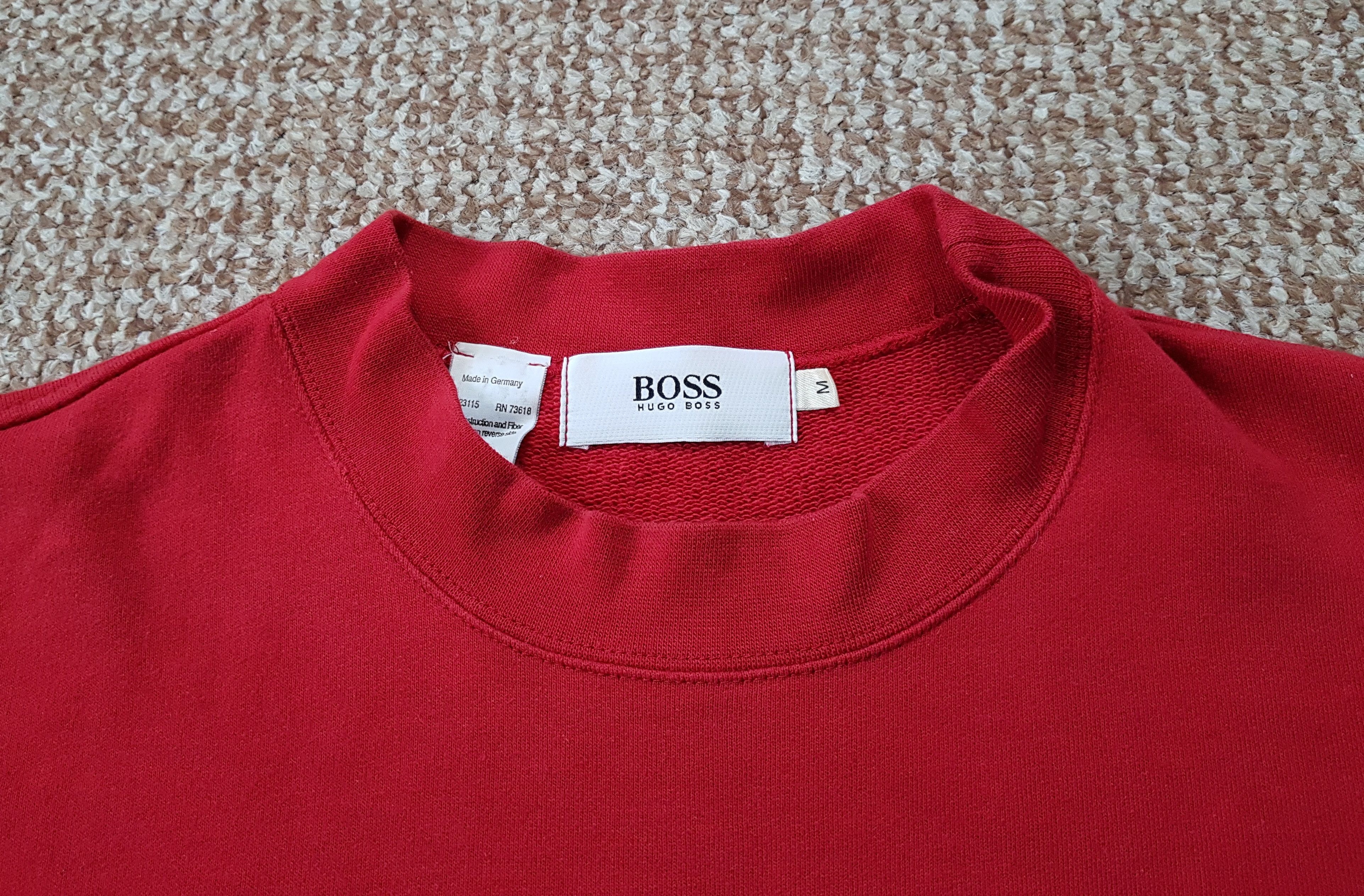 Hugo Boss × Vintage Hugo Boss Vintage Big Logo Sweatshirt made in Germany Size US M / EU 48-50 / 2 - 2 Thumbnail