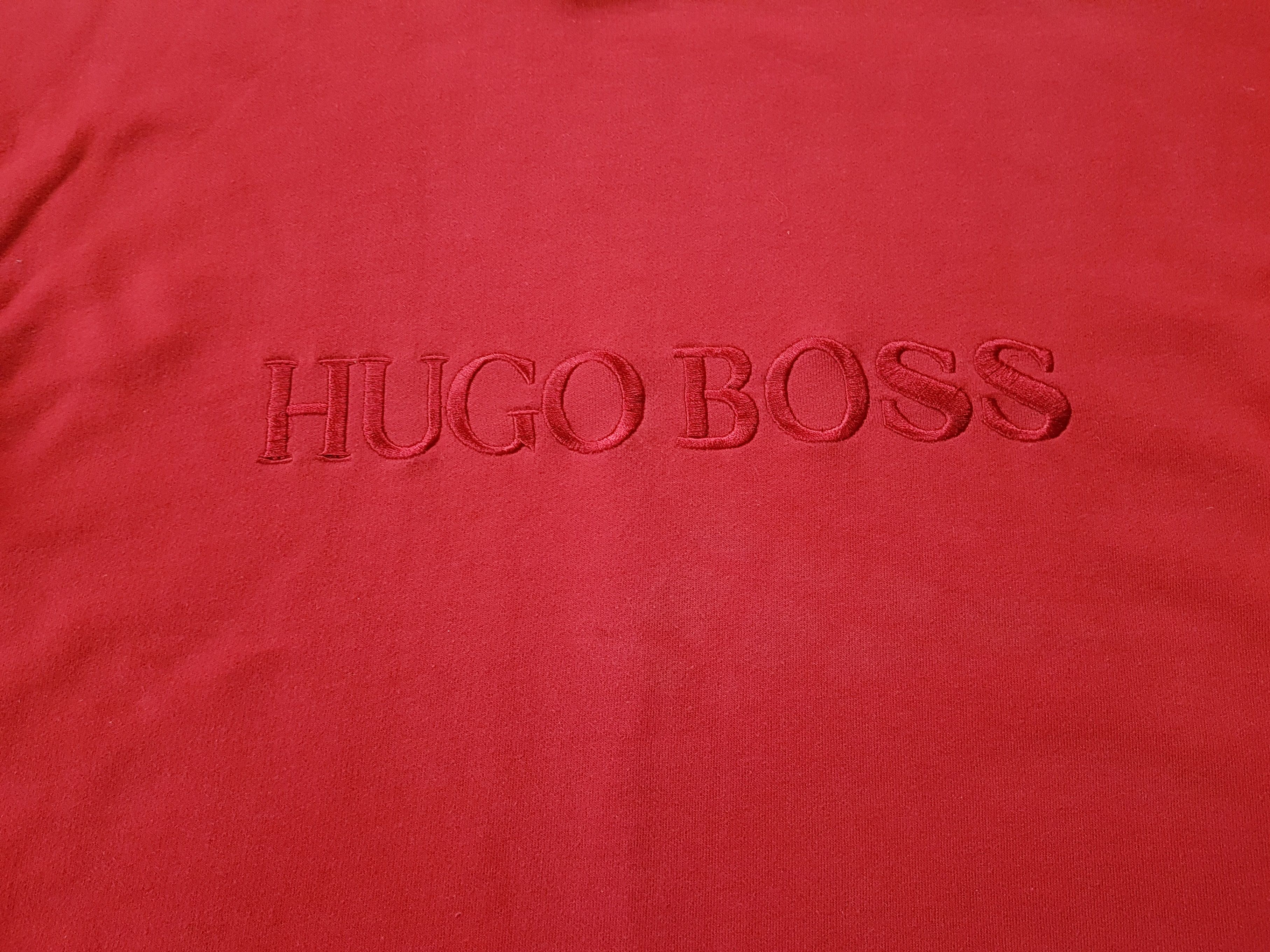Hugo Boss × Vintage Hugo Boss Vintage Big Logo Sweatshirt made in Germany Size US M / EU 48-50 / 2 - 4 Thumbnail