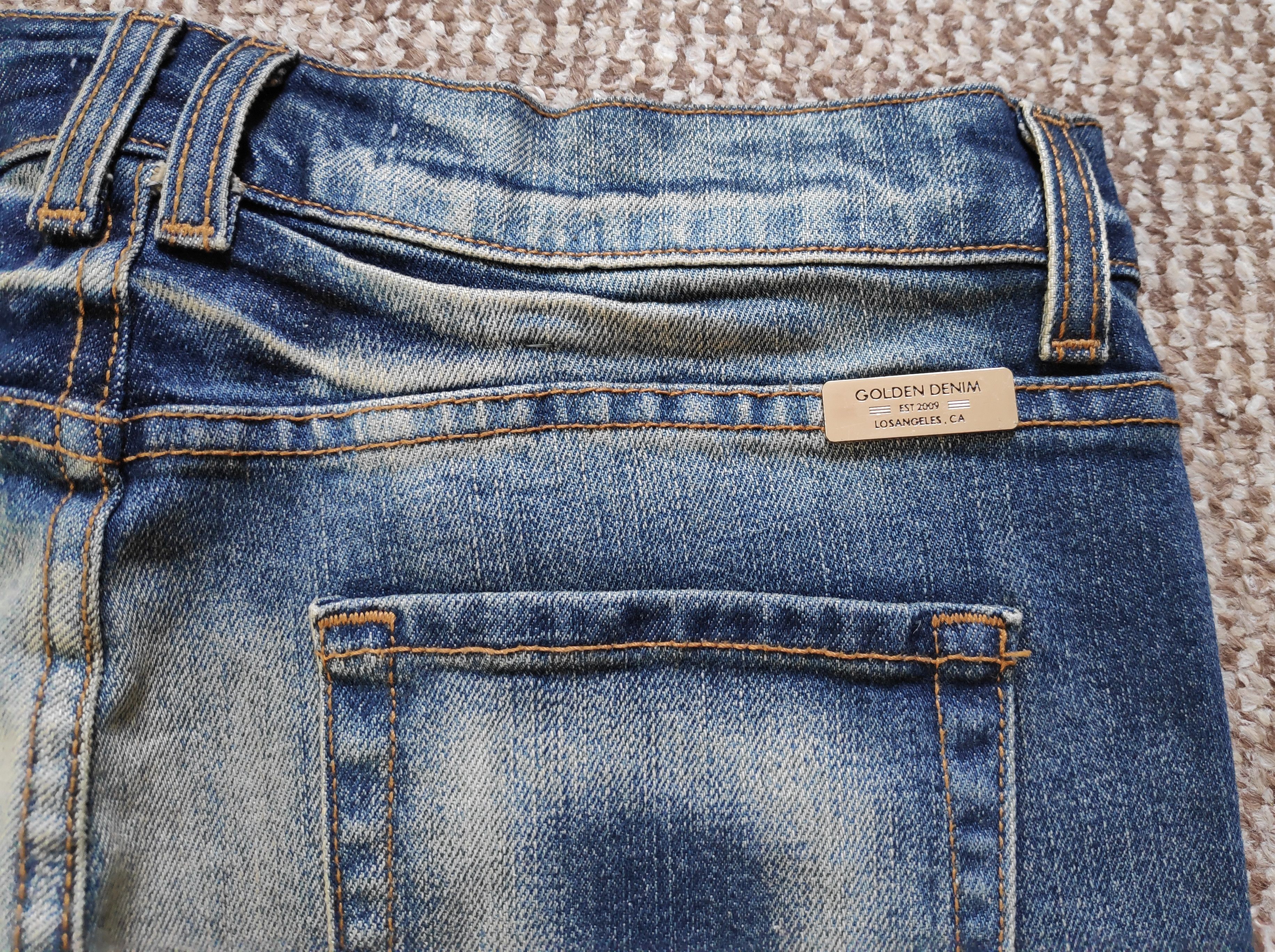 Golden Denim Golden Denim skinny jeans W32 zip knee made in USA Size US 32 / EU 48 - 11 Thumbnail