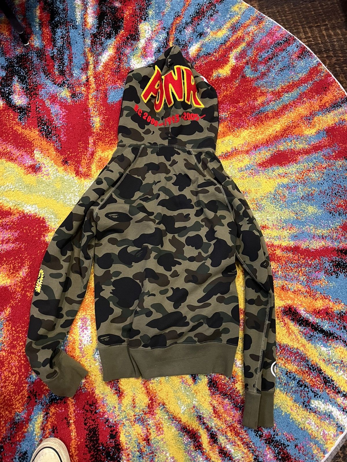 Bape 1st Camo PONR Shark Full Zip Hoodie Size US M / EU 48-50 / 2 - 2 Thumbnail