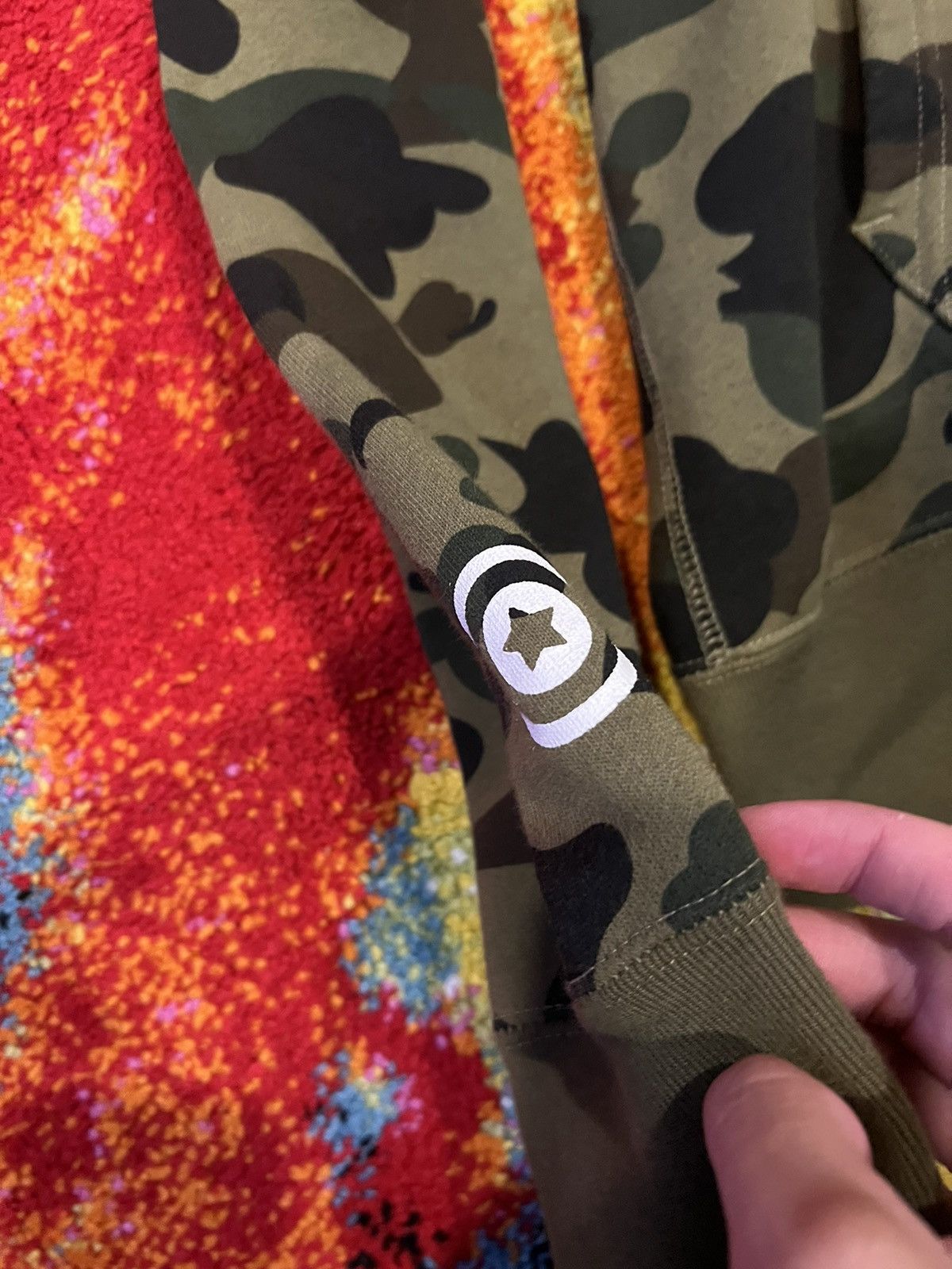 Bape 1st Camo PONR Shark Full Zip Hoodie Size US M / EU 48-50 / 2 - 5 Thumbnail