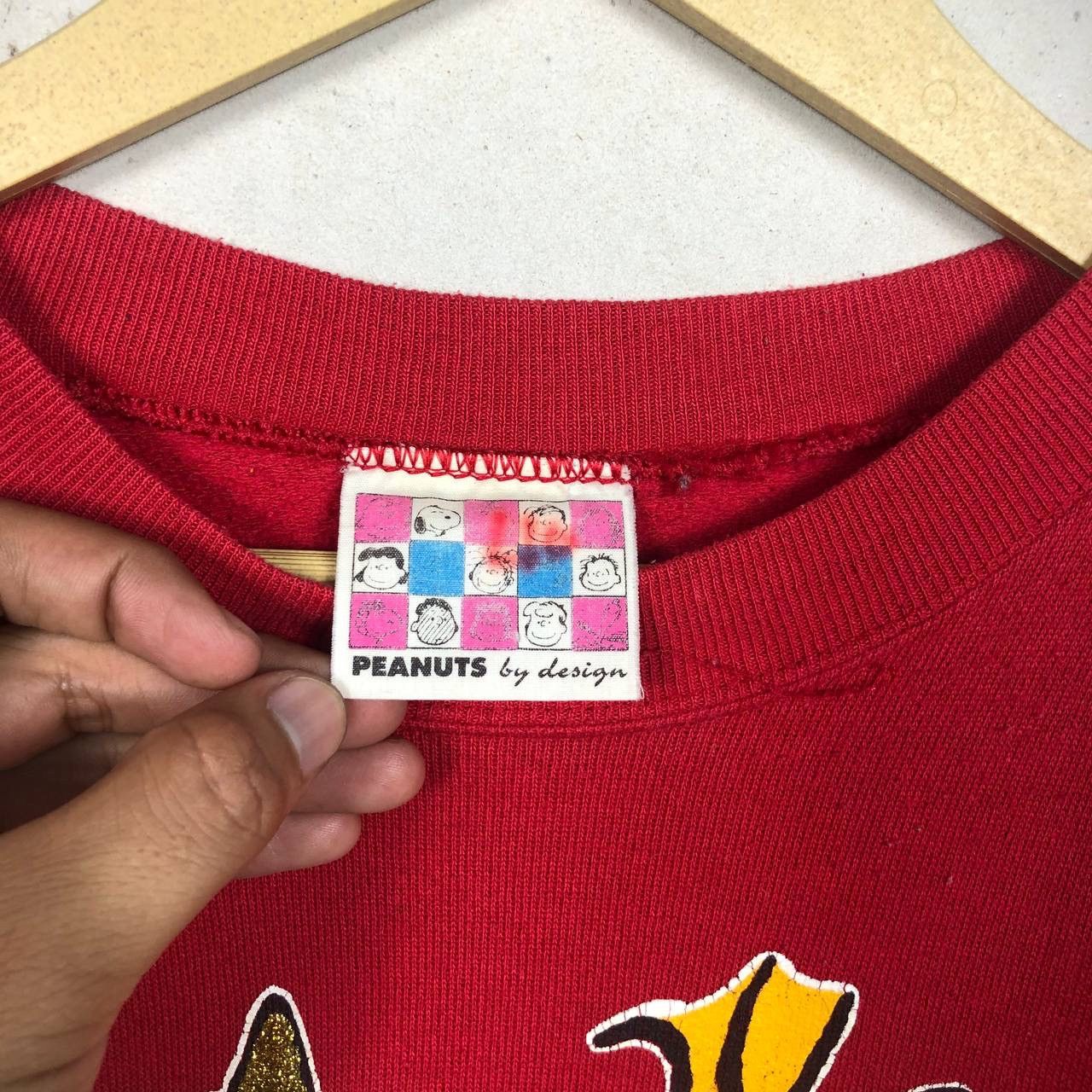 Cartoon Network × Peanuts × Vintage Vintage 80s Peanuts Snoopy Christmas Print Sweatshirt Size US M / EU 48-50 / 2 - 4 Thumbnail