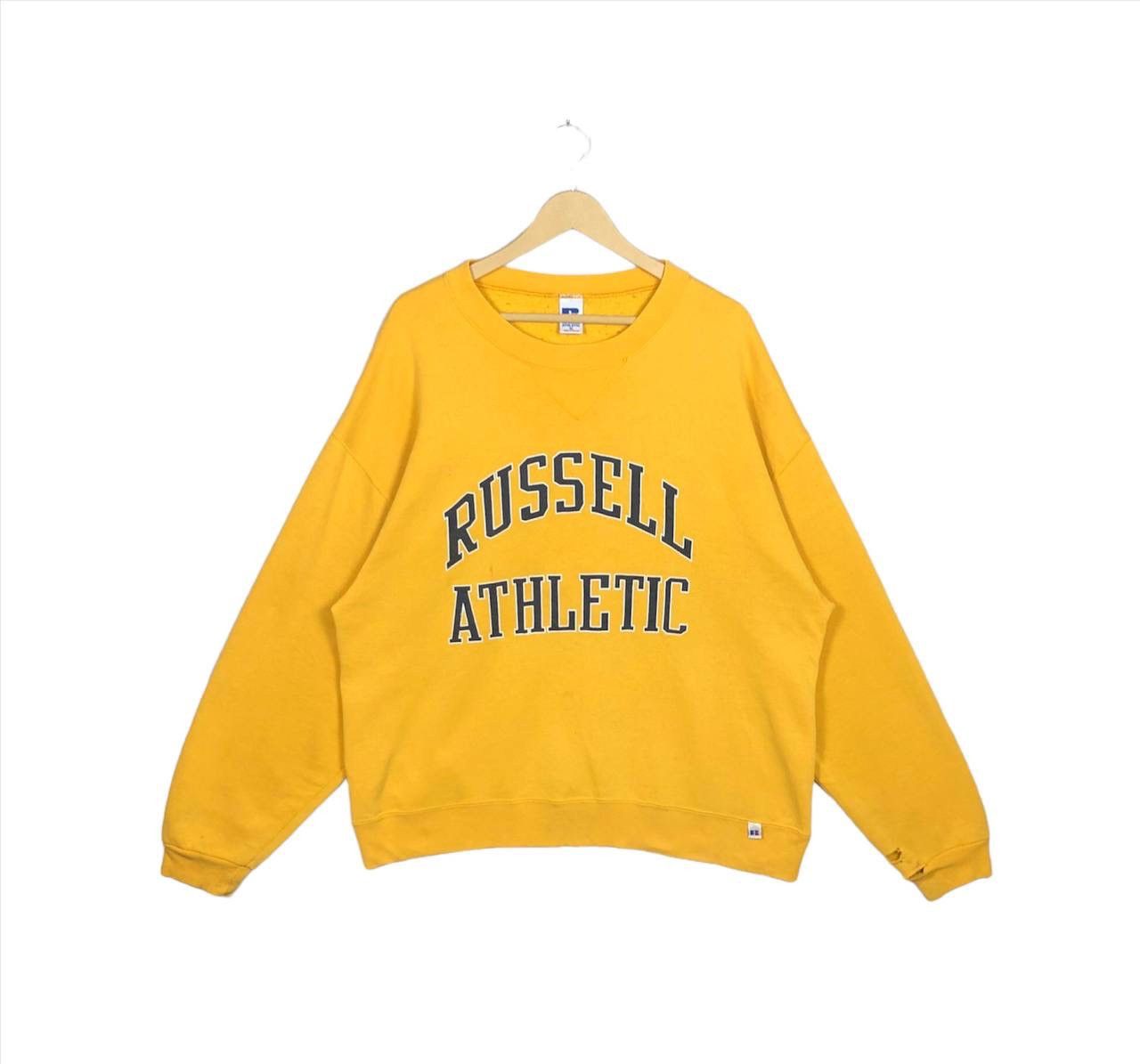 Russell Athletic Thrashed Russel Athletic Distressed Sweatshirt ERD GRUNGE Size US XL / EU 56 / 4 - 1 Thumbnail
