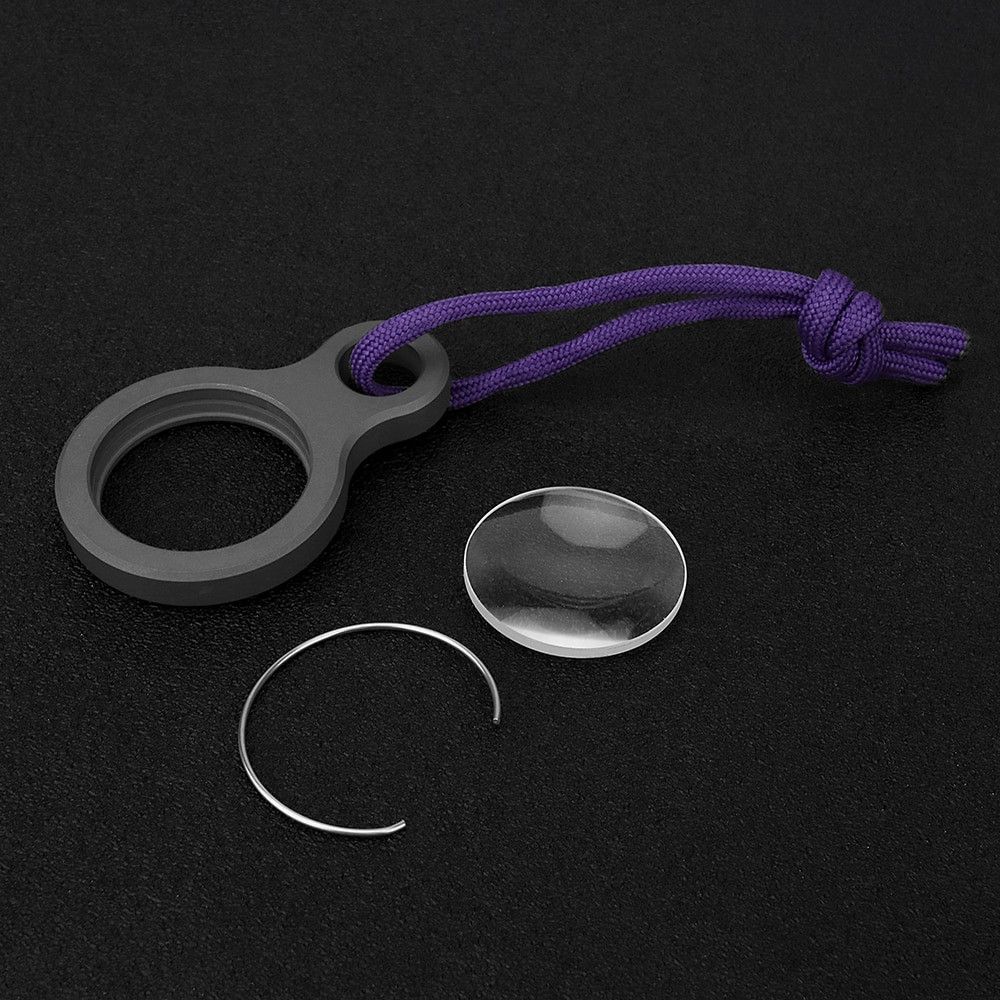Other Magnifying Glass Titanium Pendant Camping Gift For Him Size ONE SIZE - 11 Thumbnail