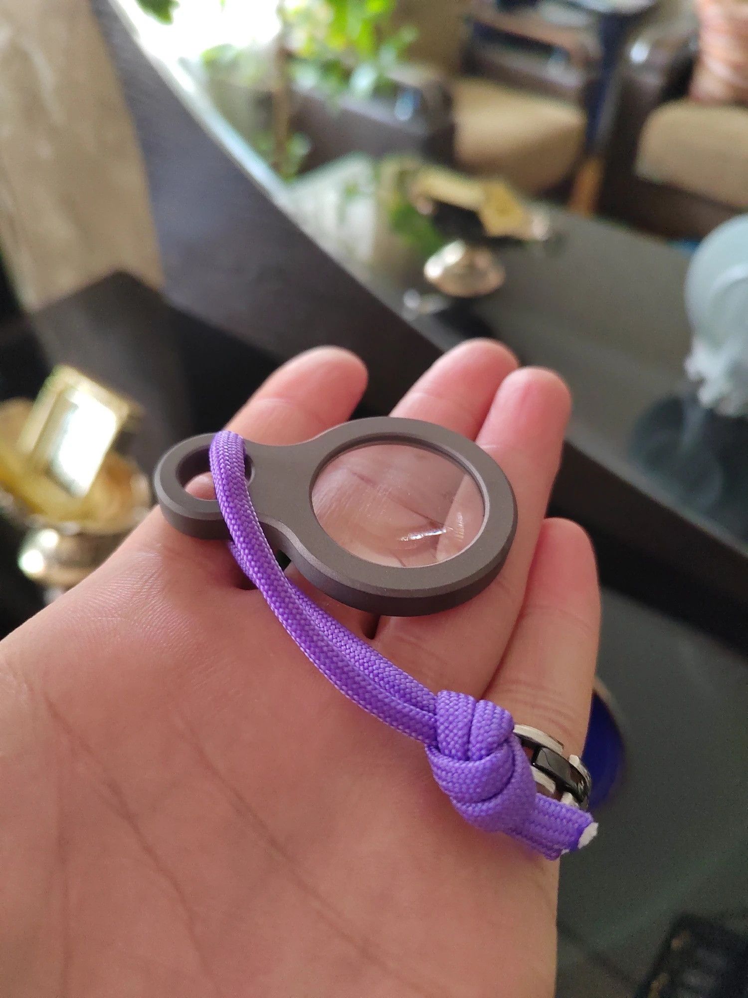 Other Magnifying Glass Titanium Pendant Camping Gift For Him Size ONE SIZE - 3 Thumbnail