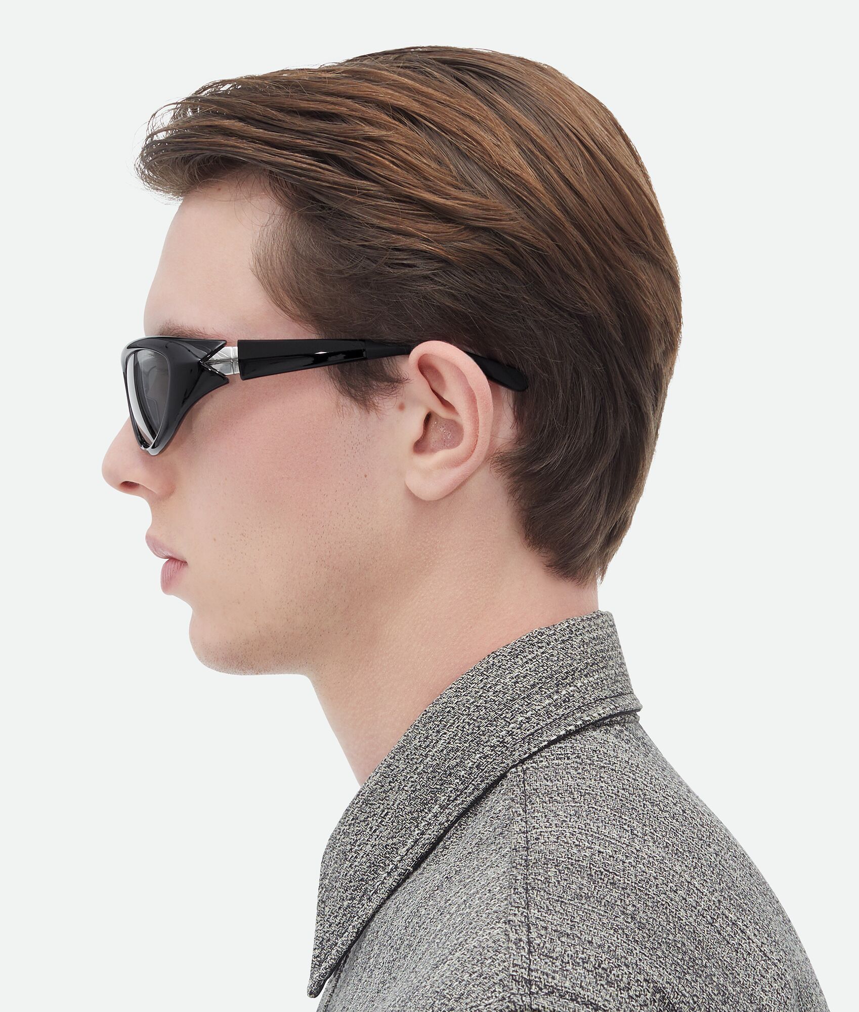 Bottega Veneta BOTTEGA VENETA SUNGLASSES LOGO FRAME METAL