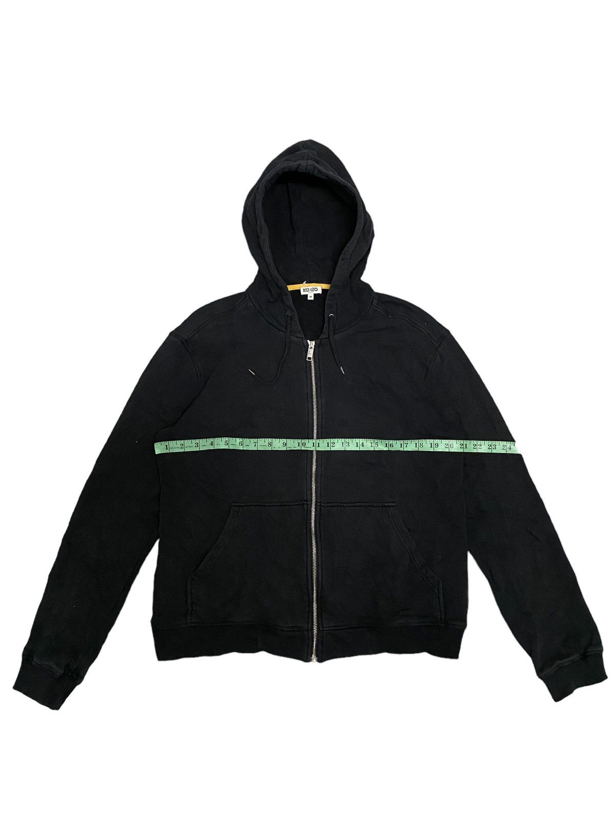 Japanese Brand × Kenzo × Vintage Steals‼️Vintage Kenzo Paris Big Logo Embroid Zipper Hoodie Size US M / EU 48-50 / 2 - 9 Thumbnail