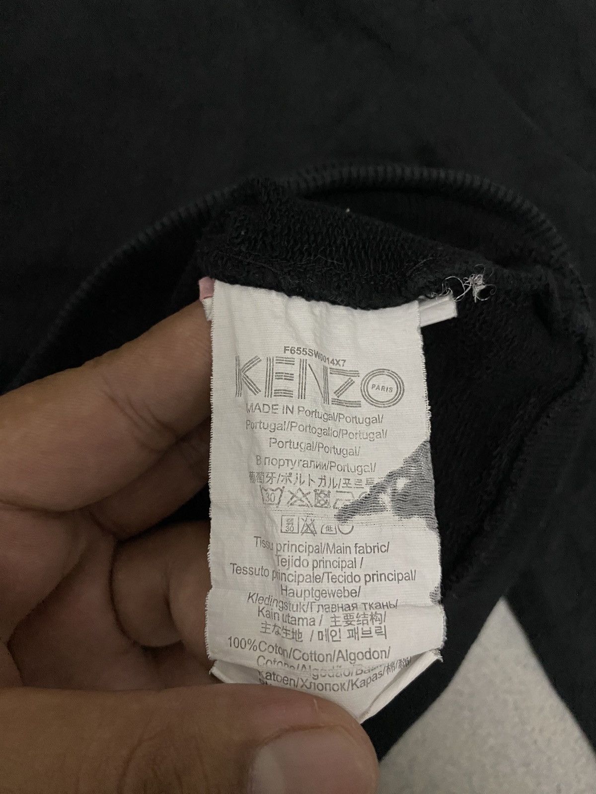 Japanese Brand × Kenzo × Vintage Steals‼️Vintage Kenzo Paris Big Logo Embroid Zipper Hoodie Size US M / EU 48-50 / 2 - 7 Thumbnail