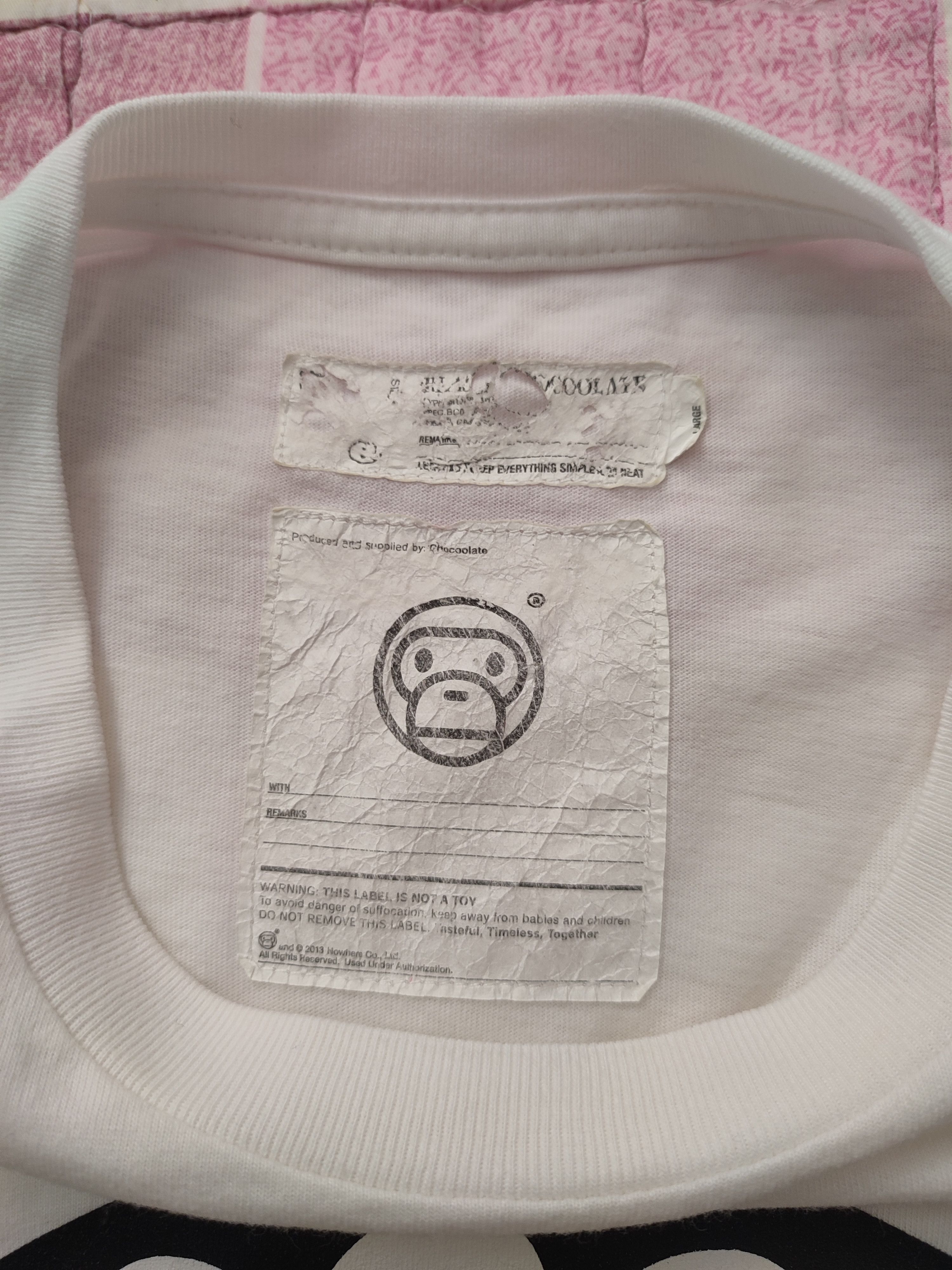 Bape × Chocolate Baby Milo x Chocoolate Tee Size US L / EU 52-54 / 3 - 8 Thumbnail