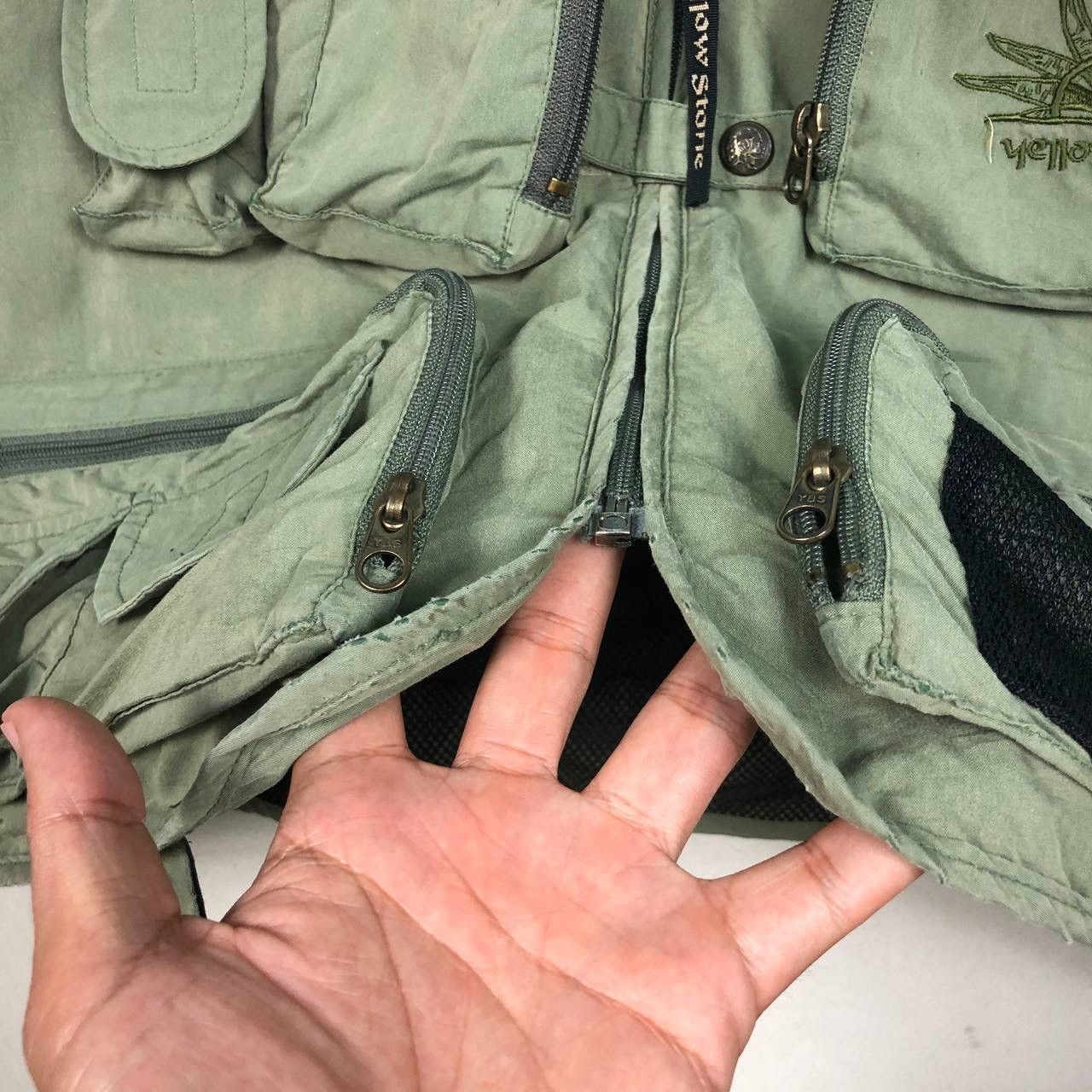 Japanese Brand × Sports Specialties Avant Garde Tactical Vest Jacket Multipocket Army Green Size US L / EU 52-54 / 3 - 5 Thumbnail