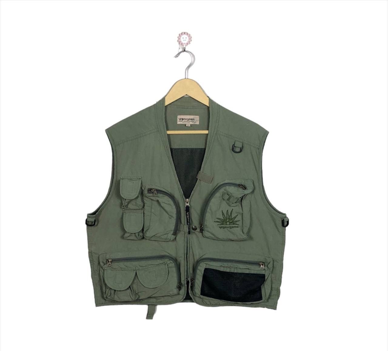 Japanese Brand × Sports Specialties Avant Garde Tactical Vest Jacket Multipocket Army Green Size US L / EU 52-54 / 3 - 1 Thumbnail