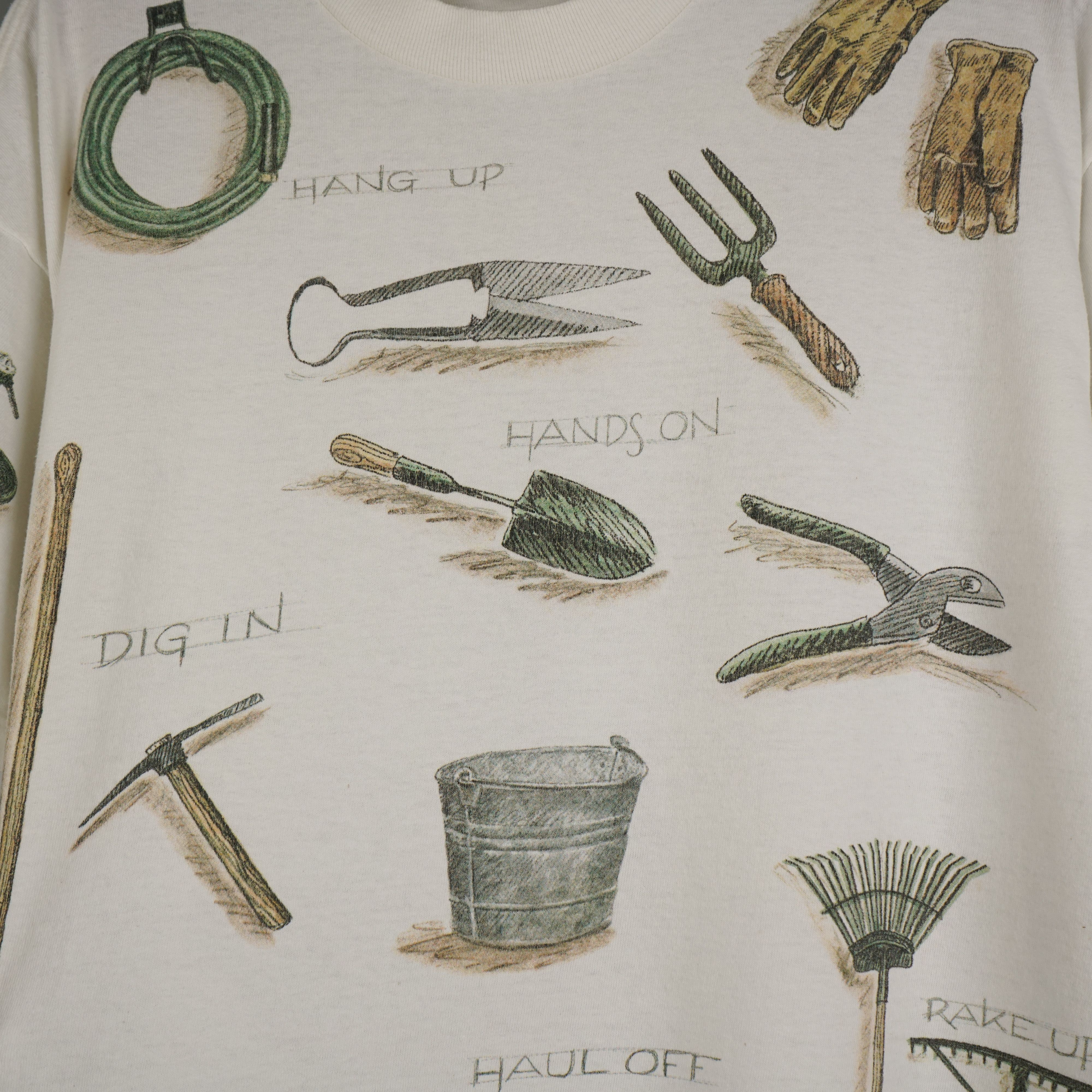 Arts & Science × Vintage Vintage rel-e-vant Garden Illustration t shirt 1999 Size US XXL / EU 58 / 5 - 2 Thumbnail