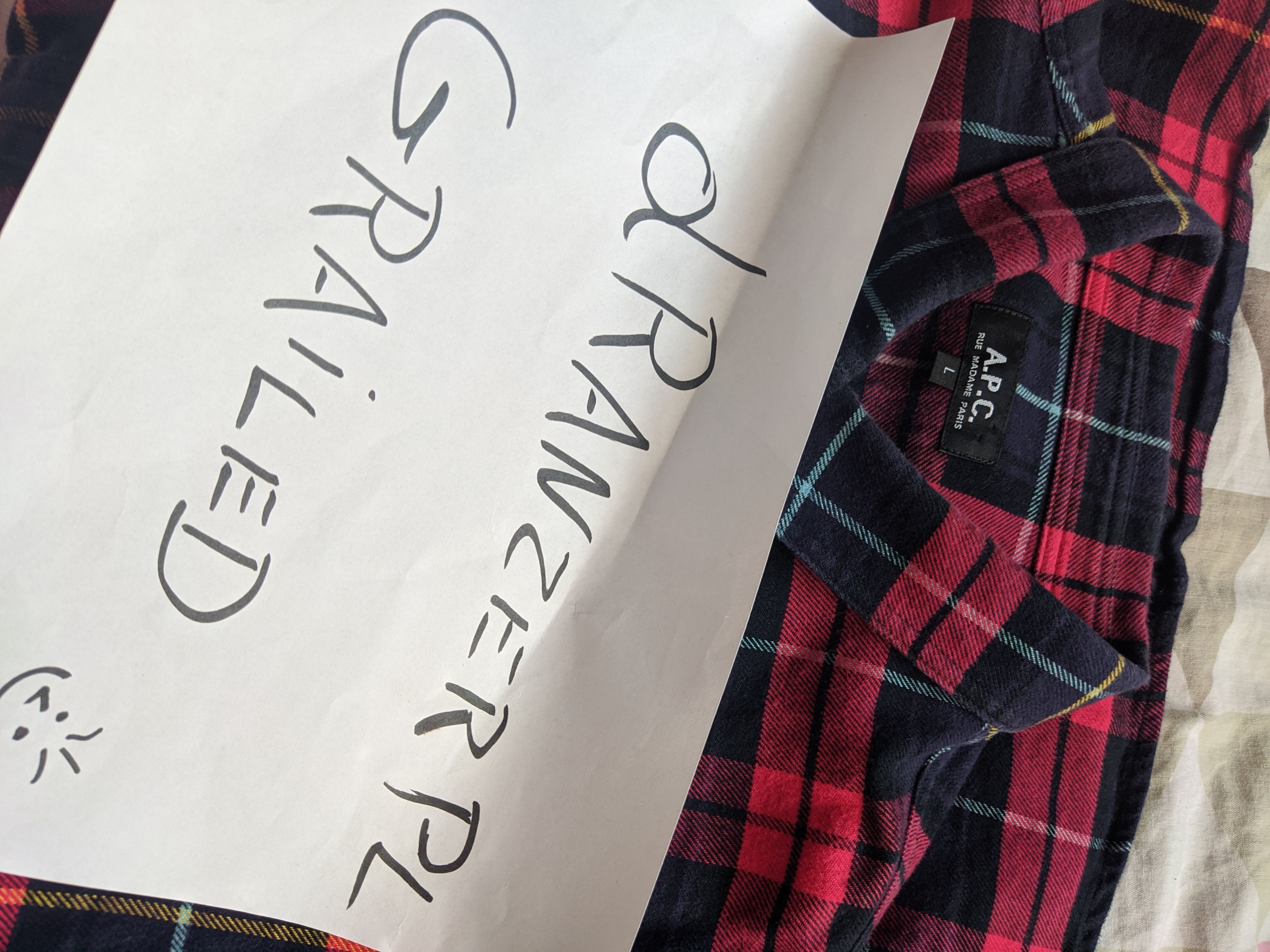 A.P.C. A.P.C Plaid Flannel Size US L / EU 52-54 / 3 - 11 Thumbnail