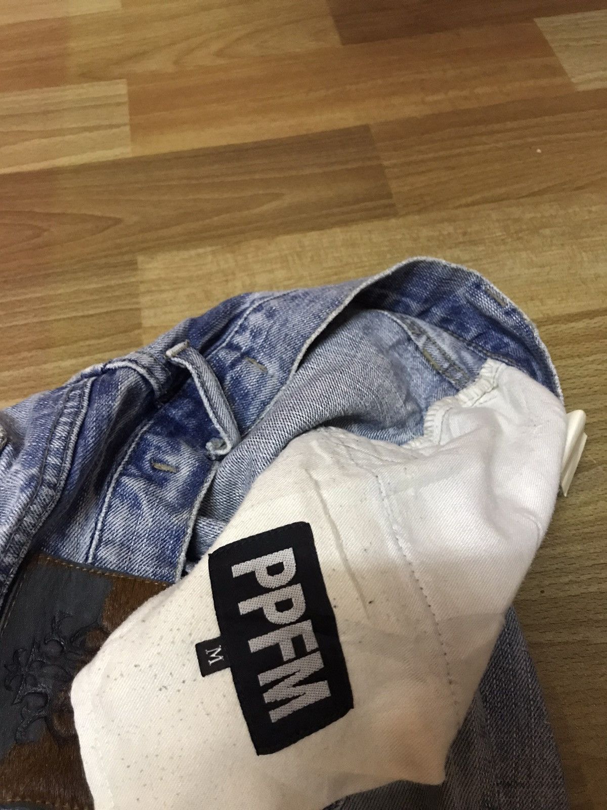 PPFM × Seditionaries ‼️PPFM DISTRESSED DENIM NICE DESIGN‼️ Size US 32 / EU 48 - 6 Thumbnail