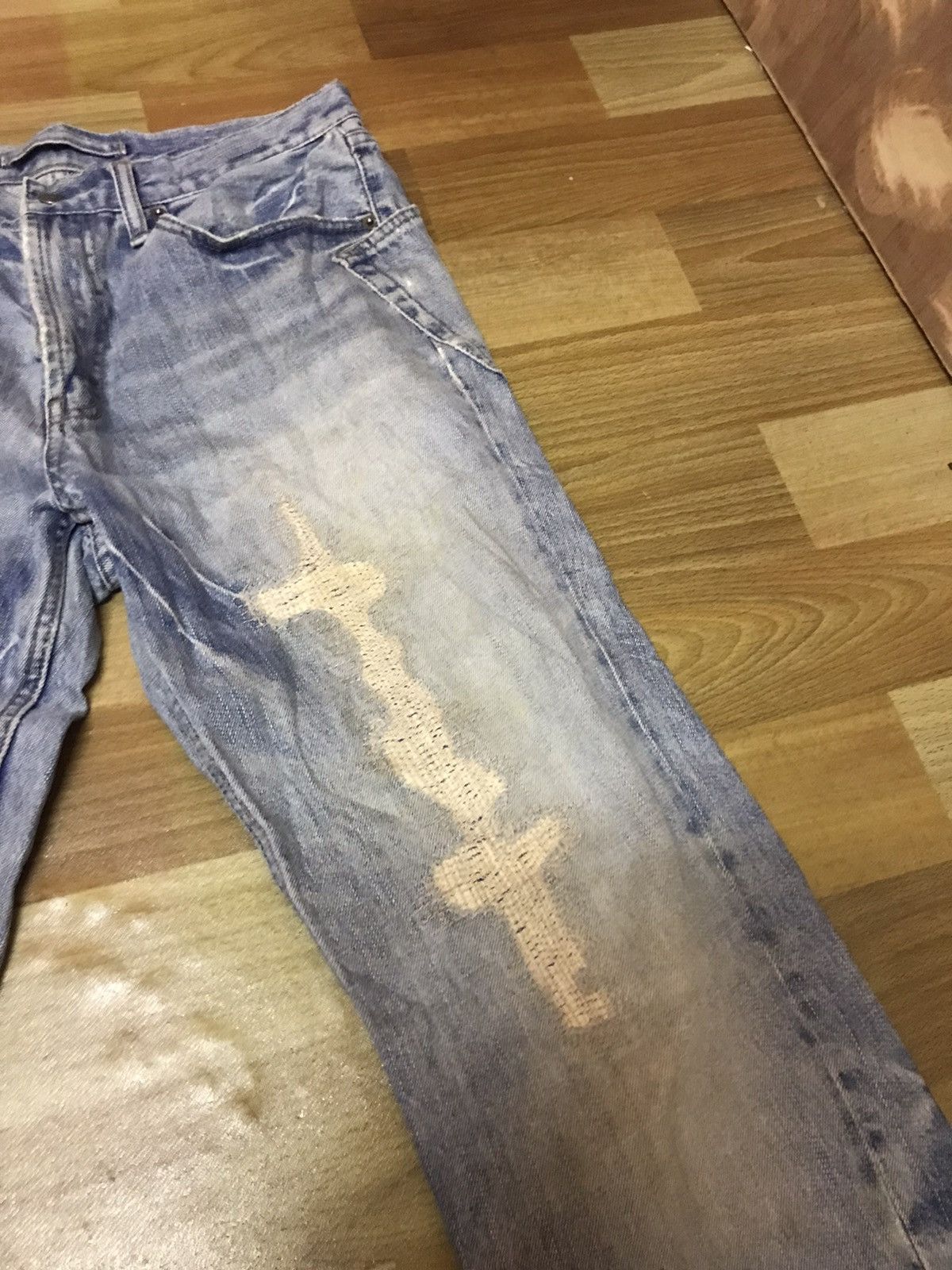 PPFM × Seditionaries ‼️PPFM DISTRESSED DENIM NICE DESIGN‼️ Size US 32 / EU 48 - 9 Thumbnail