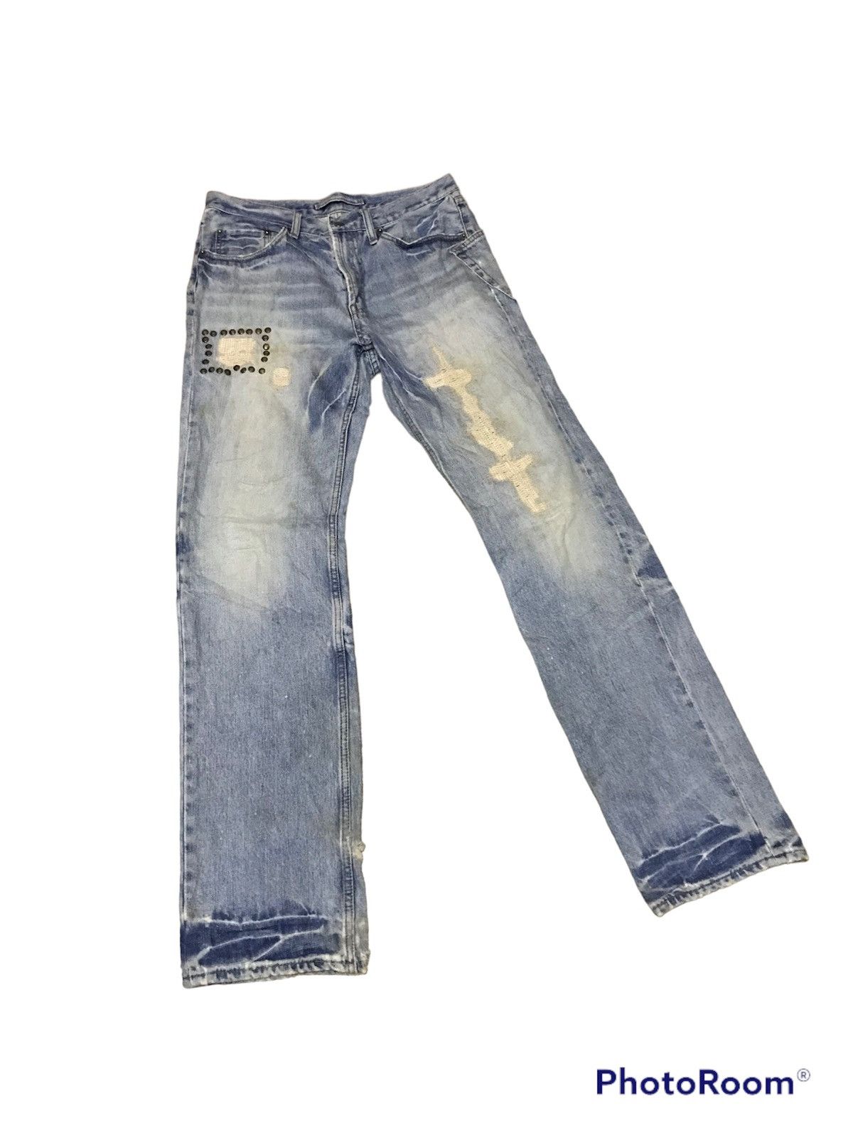 PPFM × Seditionaries ‼️PPFM DISTRESSED DENIM NICE DESIGN‼️ Size US 32 / EU 48 - 4 Thumbnail