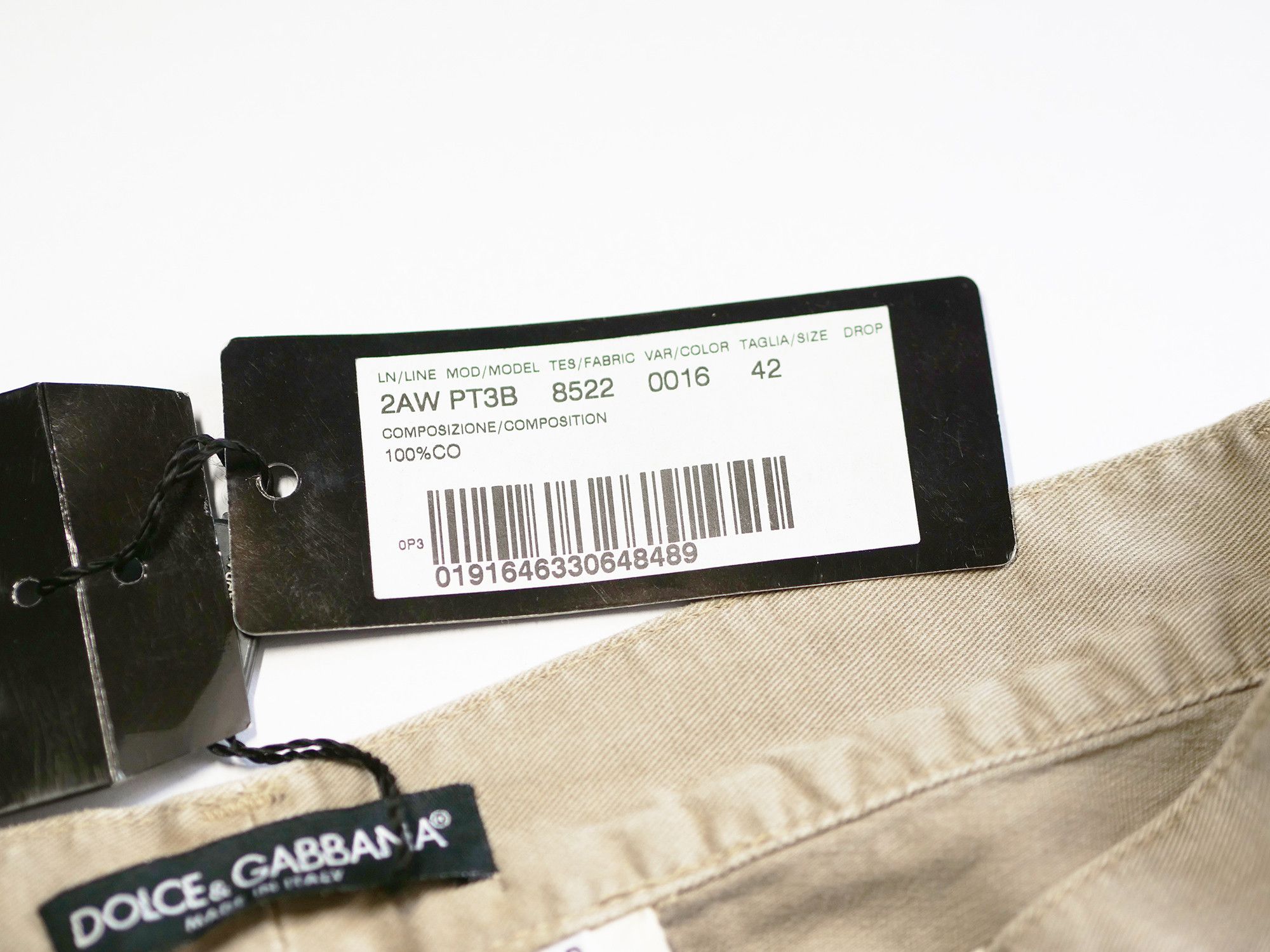 Dolce & Gabbana Dolce & Gabbana new women's cotton pants Size 28" / US 6 / IT 42 - 7 Thumbnail