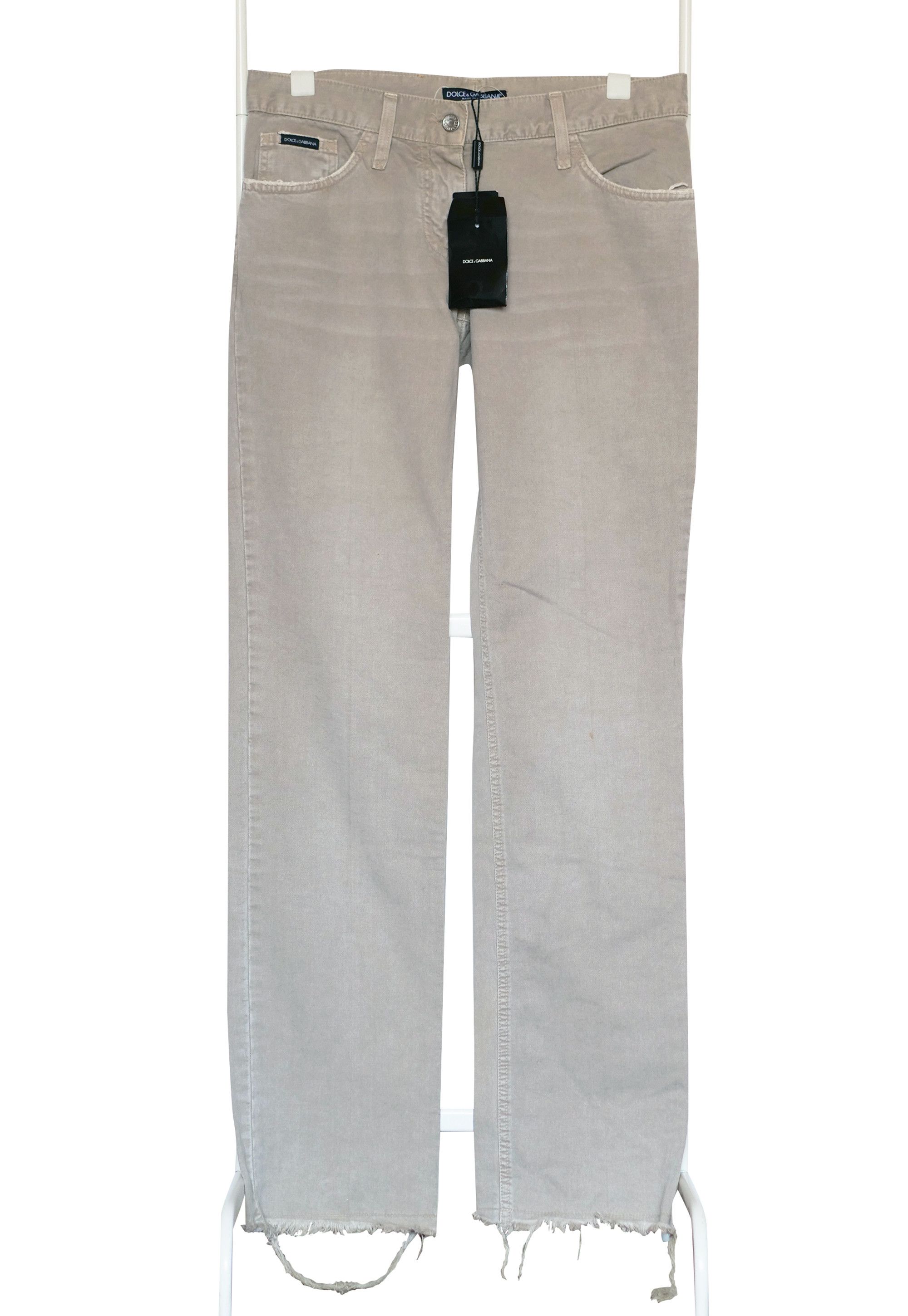 Dolce & Gabbana Dolce & Gabbana new women's cotton pants Size 28" / US 6 / IT 42 - 1 Thumbnail