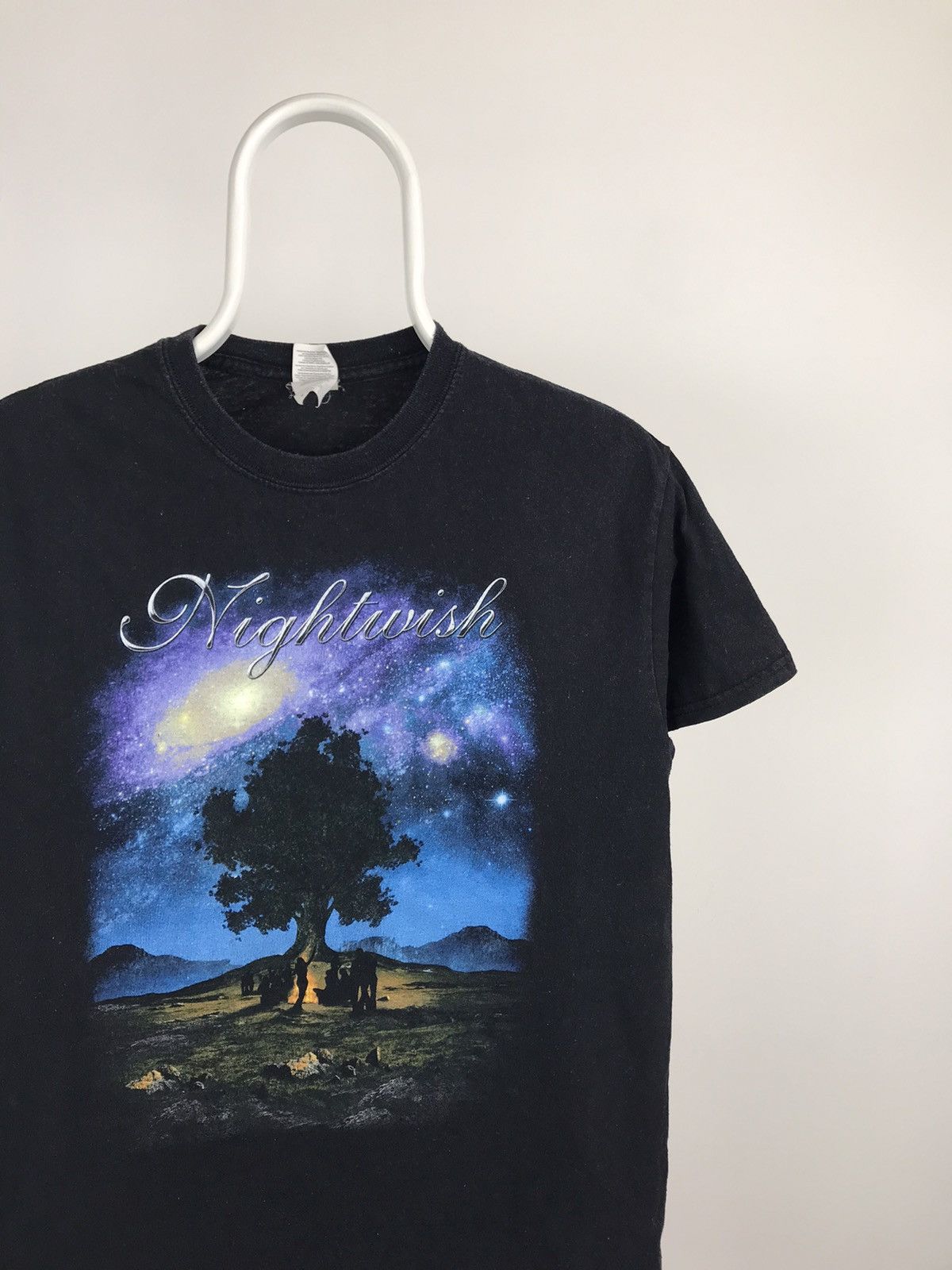 Vintage Vintage Nightwish Big Logo Music Ave Reason Champagne Tee Size US M / EU 48-50 / 2 - 3 Thumbnail