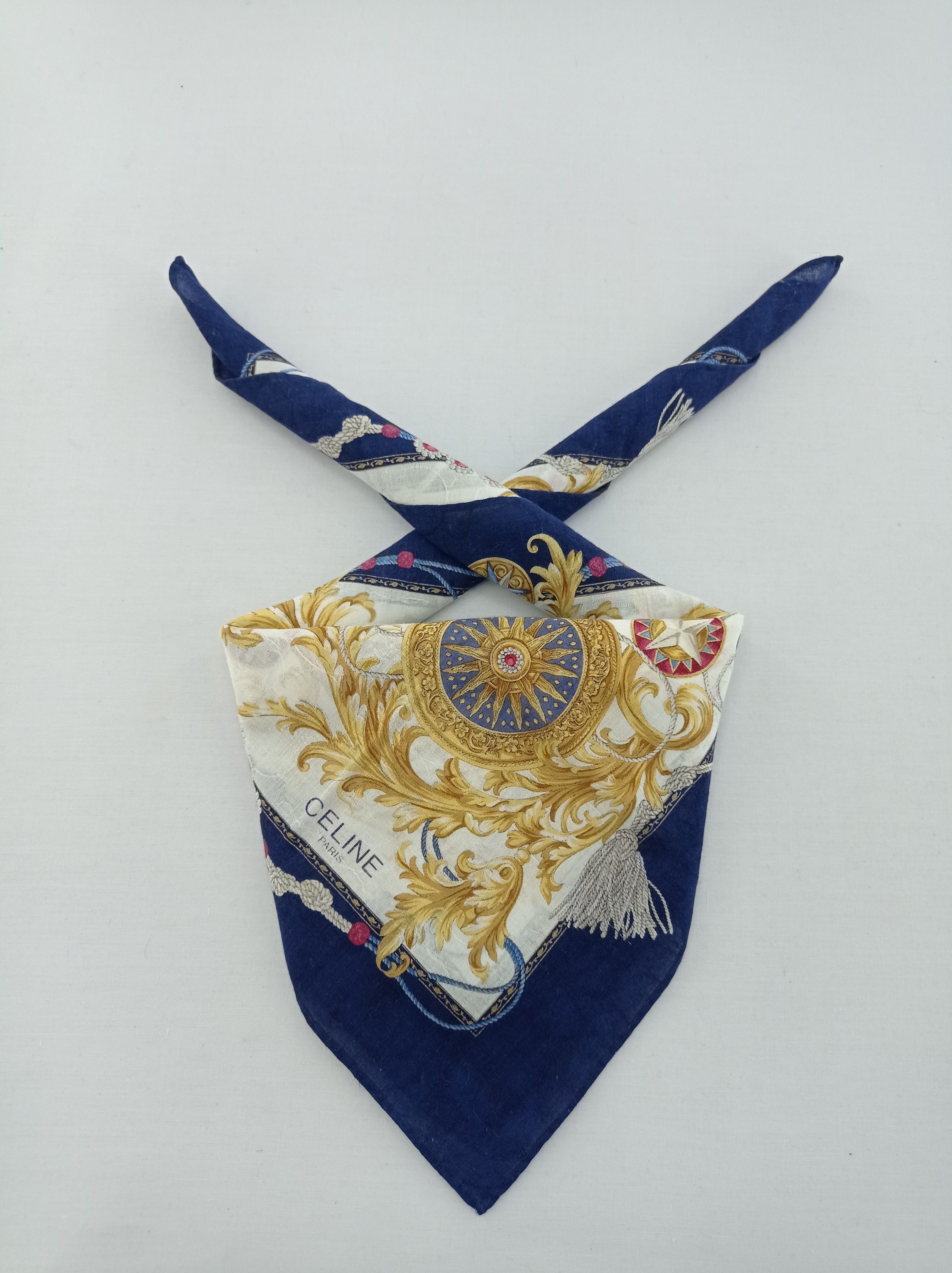 Celine Vintage Celine Handkerchief / Neckwear / Bandana Size ONE SIZE - 2 Thumbnail