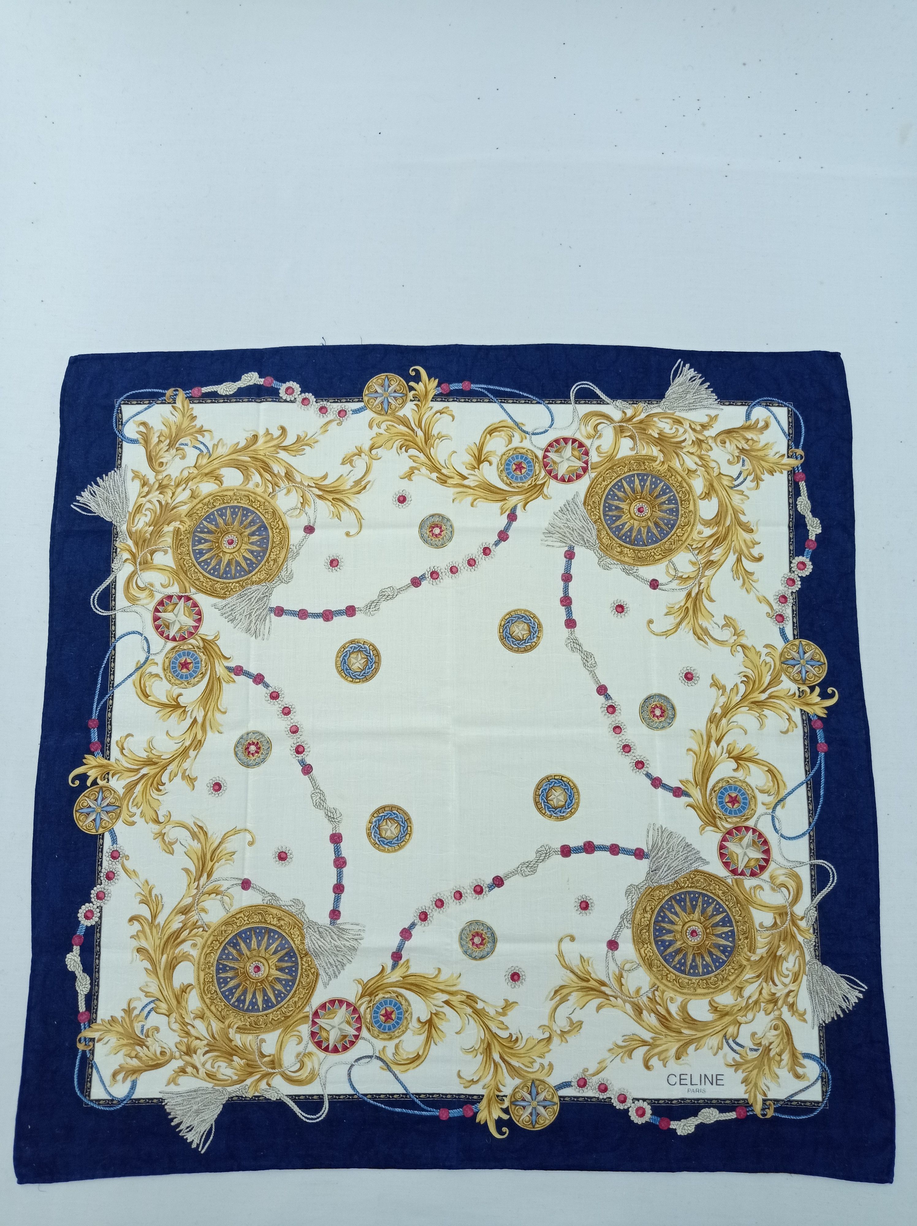 Celine Vintage Celine Handkerchief / Neckwear / Bandana Size ONE SIZE - 1 Thumbnail
