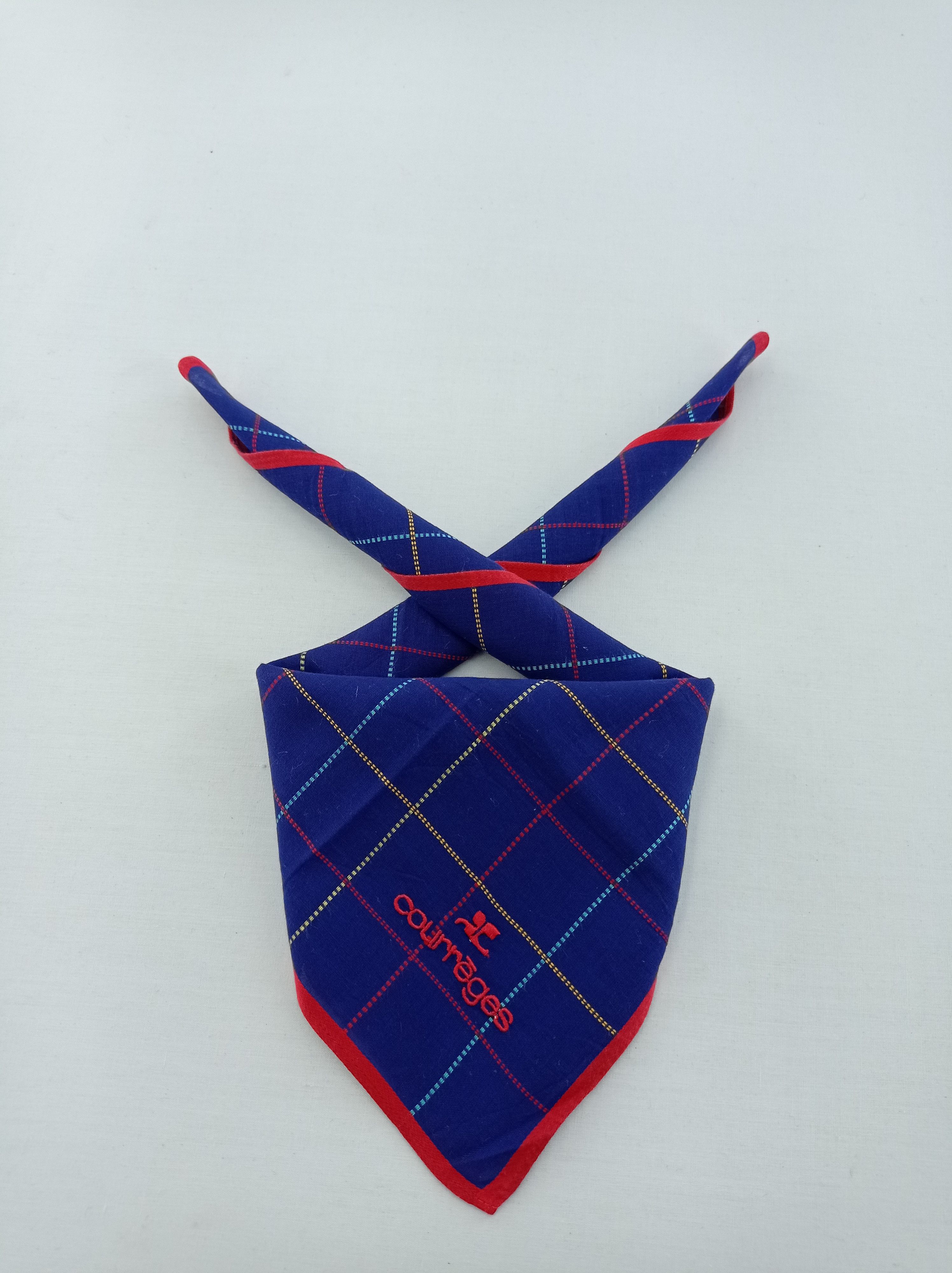 Courreges × Vintage Vintage Courreges Handkerchief / Neckwear / Bandana Size ONE SIZE - 1 Thumbnail