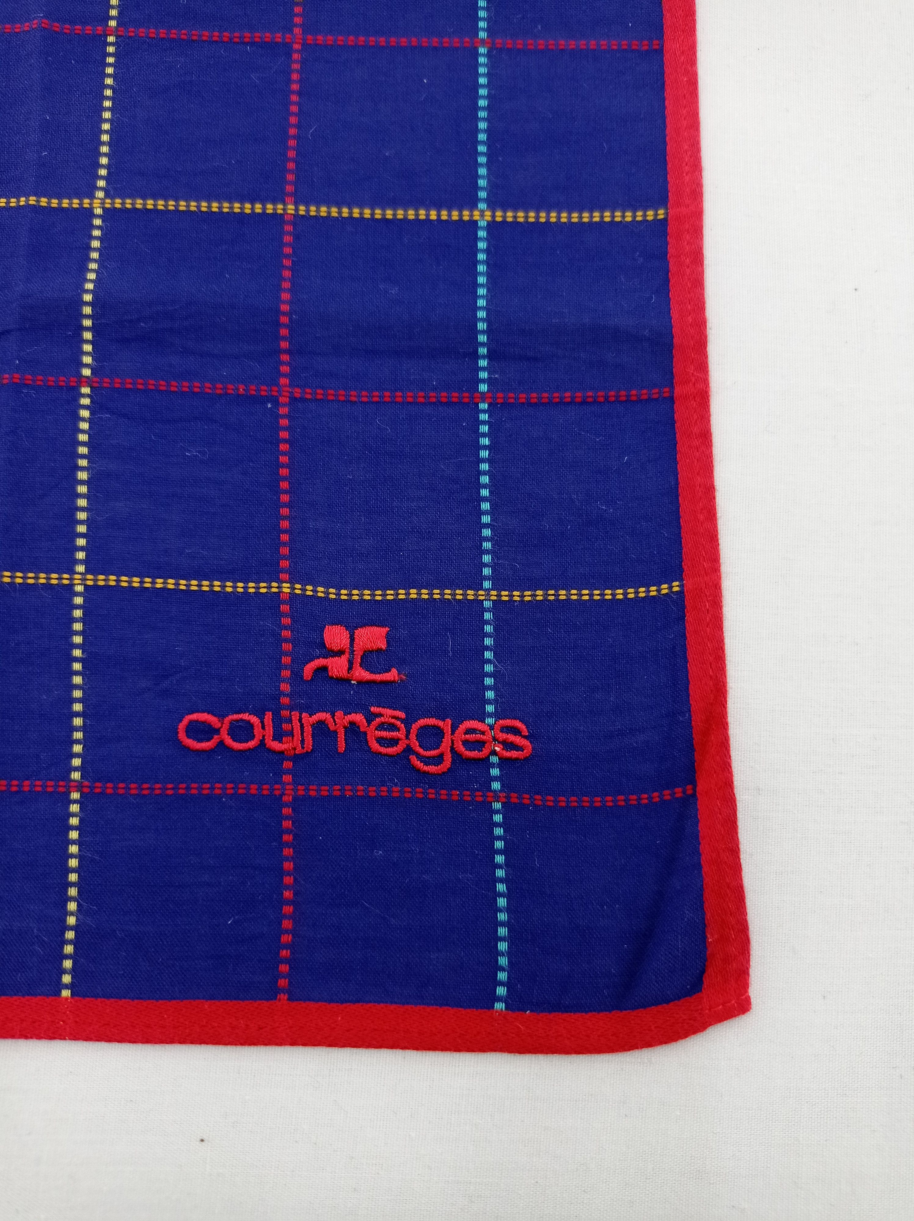 Courreges × Vintage Vintage Courreges Handkerchief / Neckwear / Bandana Size ONE SIZE - 4 Thumbnail