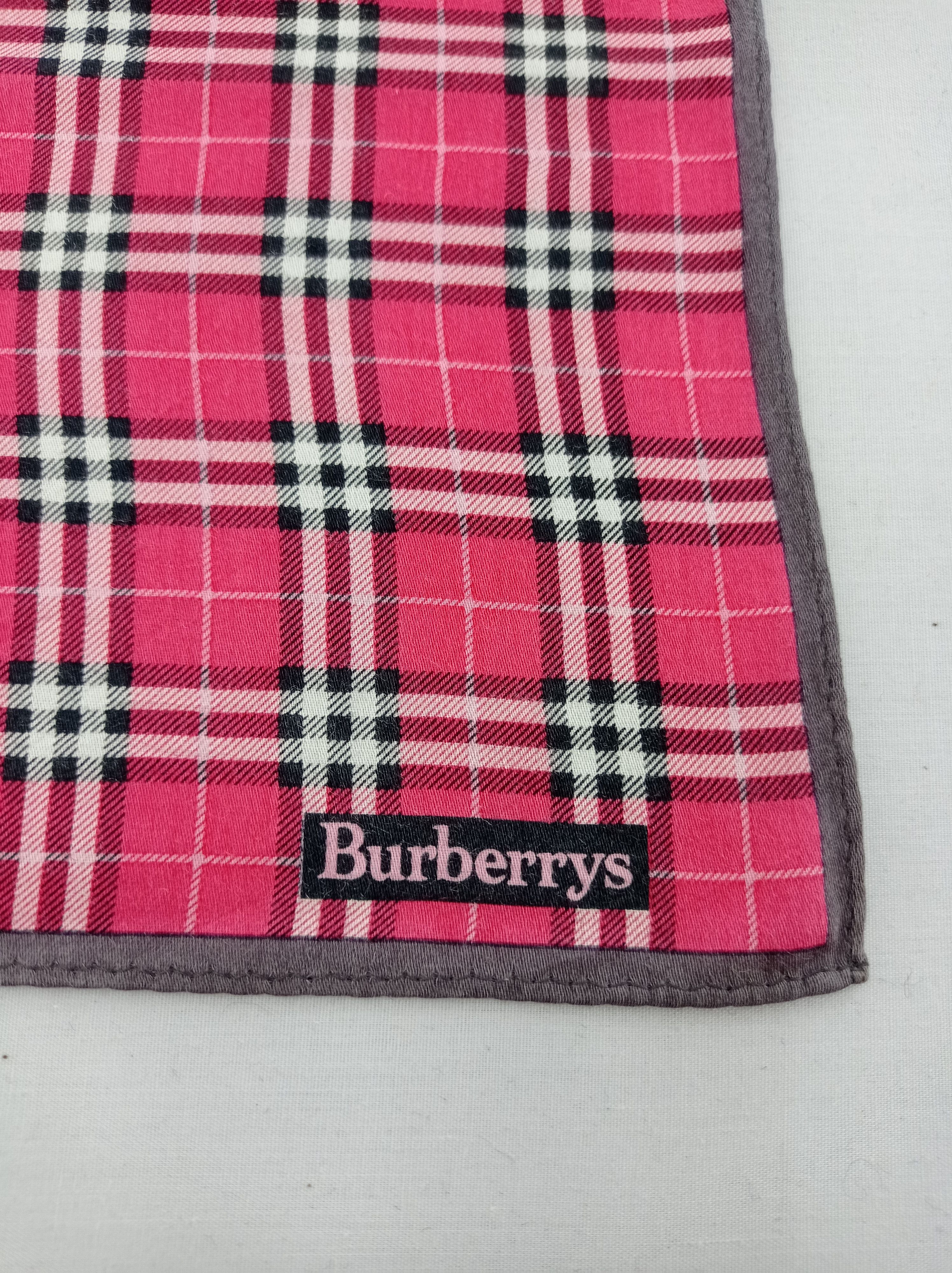 Burberry × Vintage Vintage Burberry Handkerchief / Neckwear / Bandana Size ONE SIZE - 4 Thumbnail