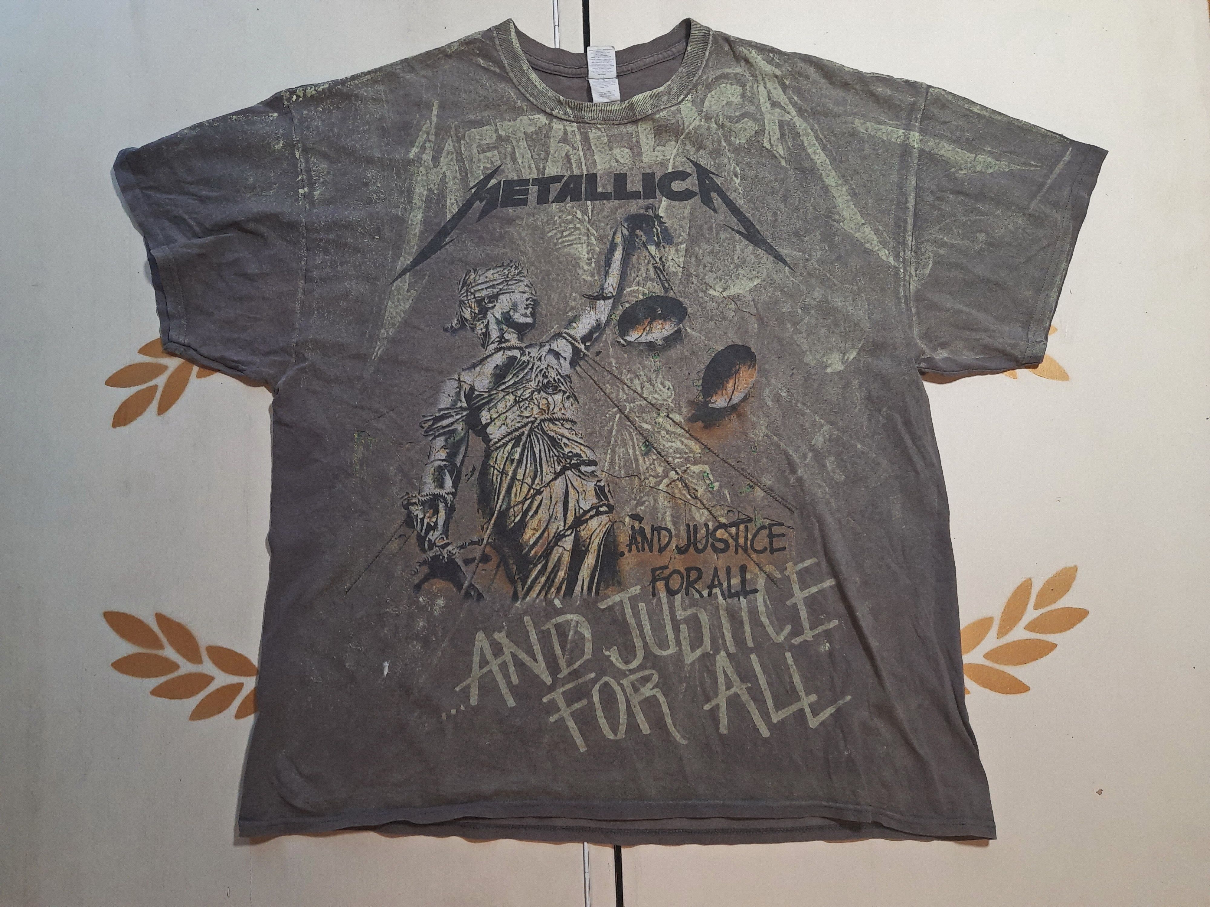 Metallica Gildan Metallica And Justice For All T Shirt Grailed 