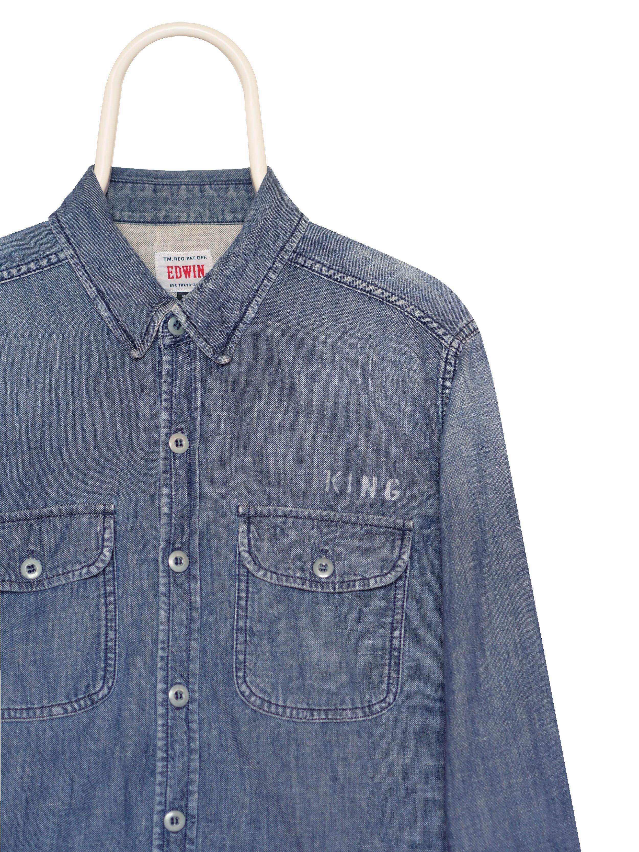 Edwin Edwin King denim cotton shirt Size US M / EU 48-50 / 2 - 1 Thumbnail