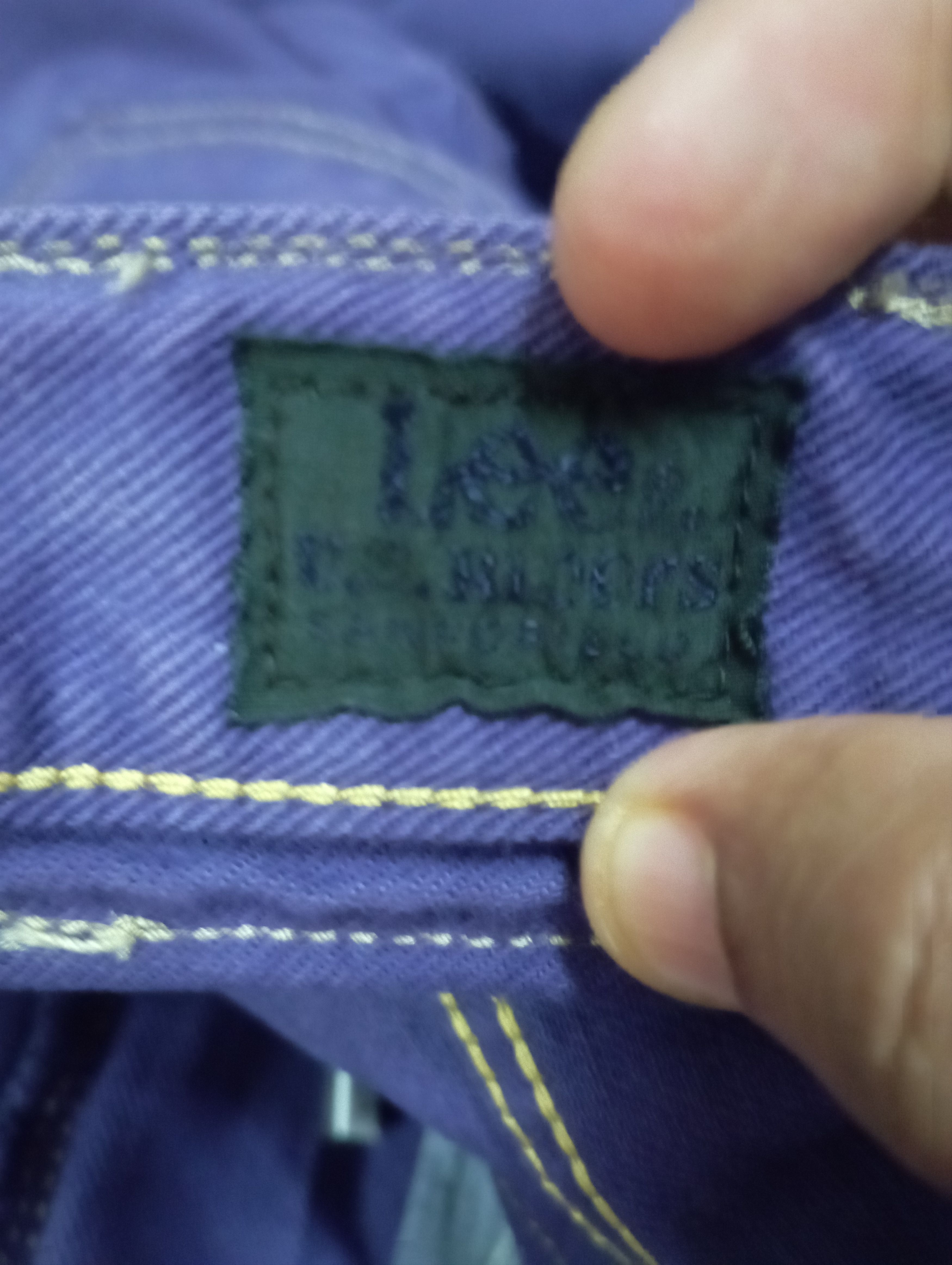 Lee Vintage Lee Riders Japan Purple Colour Size US 31 - 21 Thumbnail