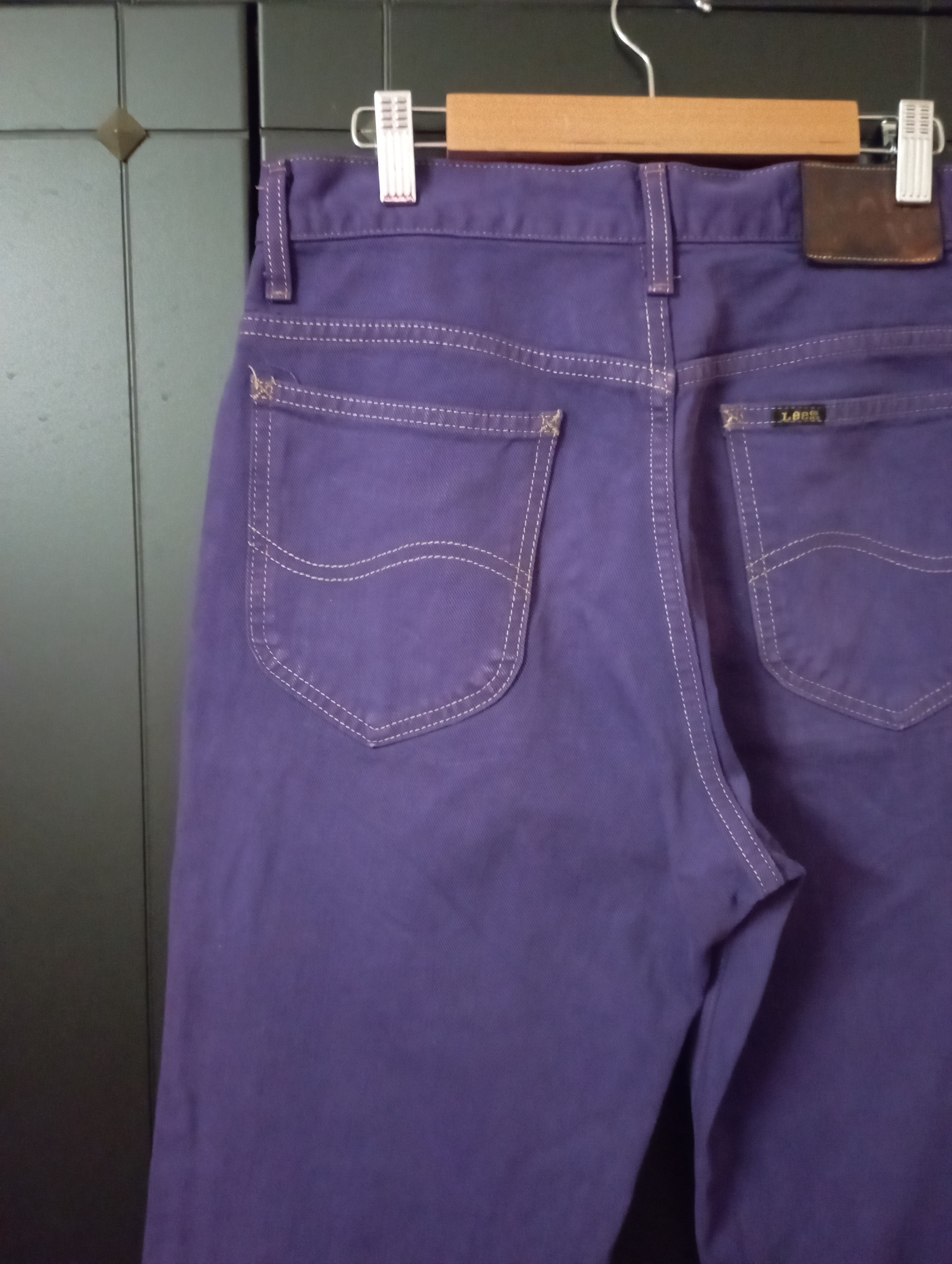 Lee Vintage Lee Riders Japan Purple Colour Size US 31 - 18 Thumbnail