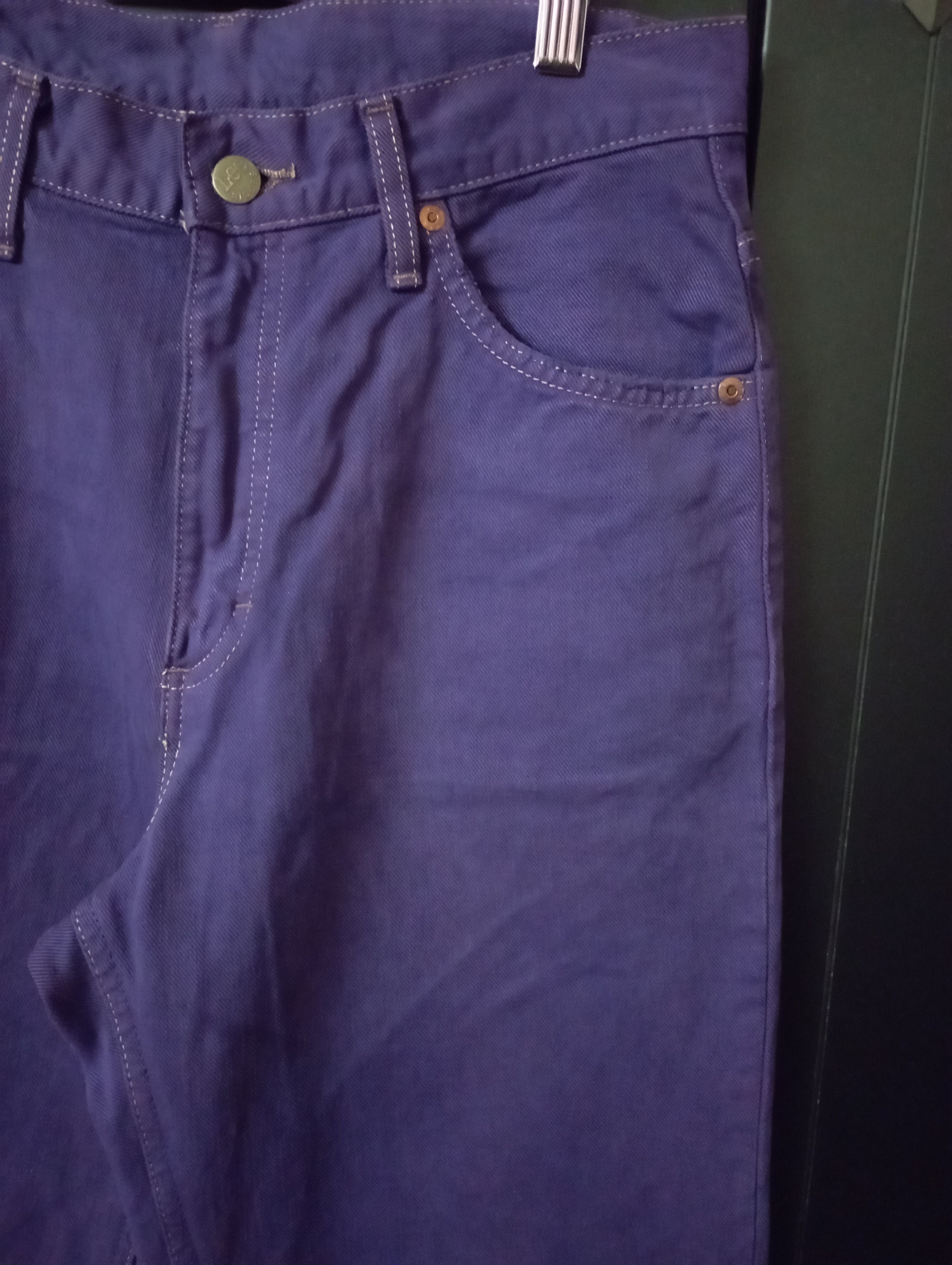 Lee Vintage Lee Riders Japan Purple Colour Size US 31 - 6 Thumbnail
