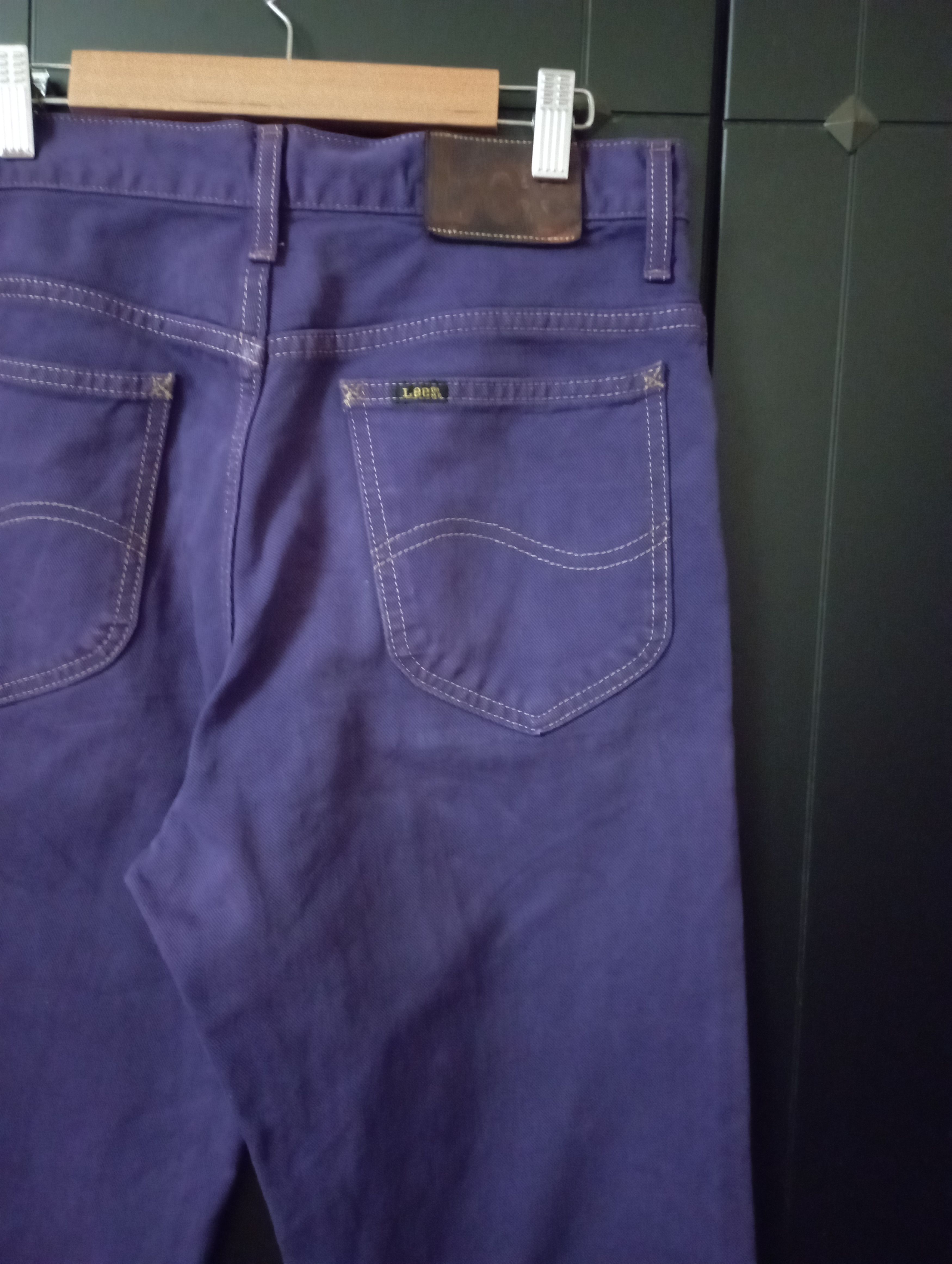 Lee Vintage Lee Riders Japan Purple Colour Size US 31 - 14 Thumbnail