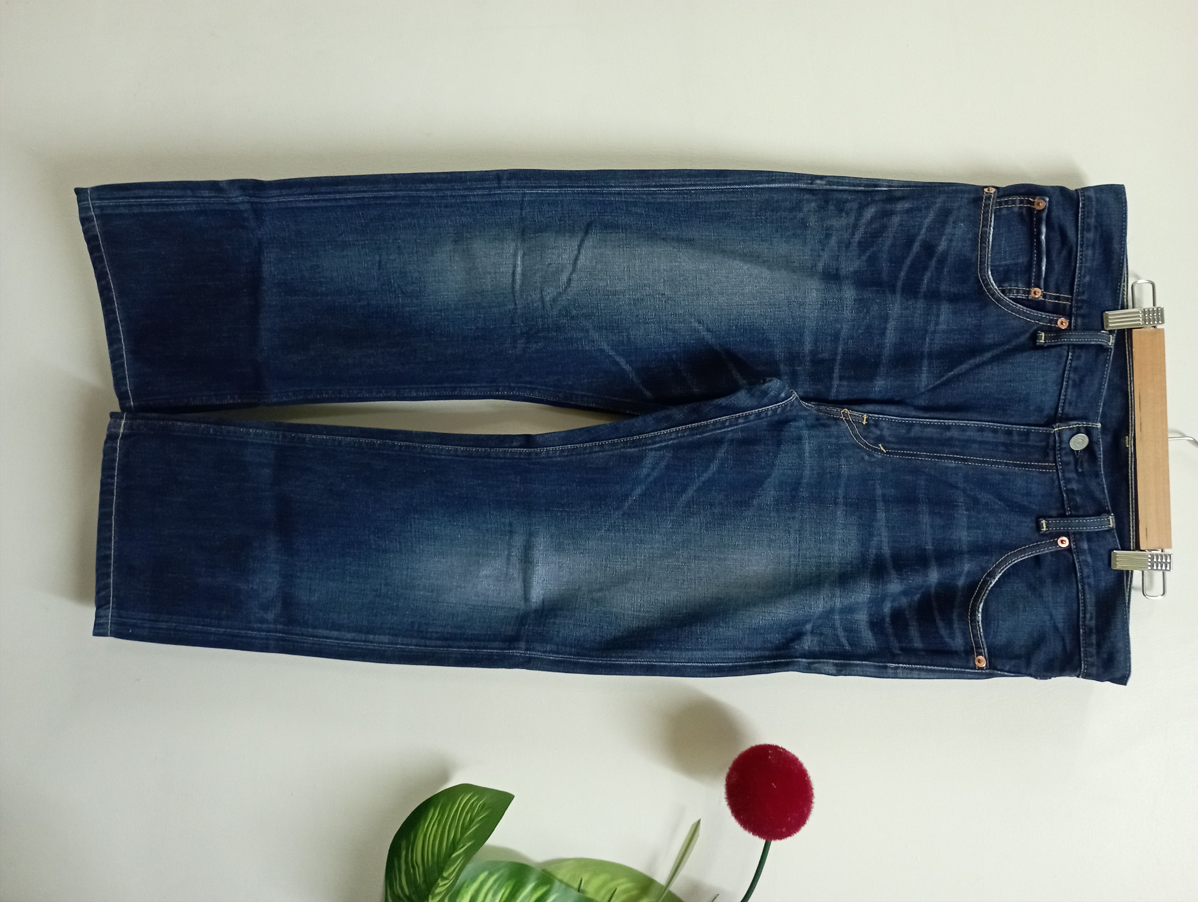 image of Jean x Levis Vintage Levi's 505 Dark Blue Great Condition, Men's (Size 34)