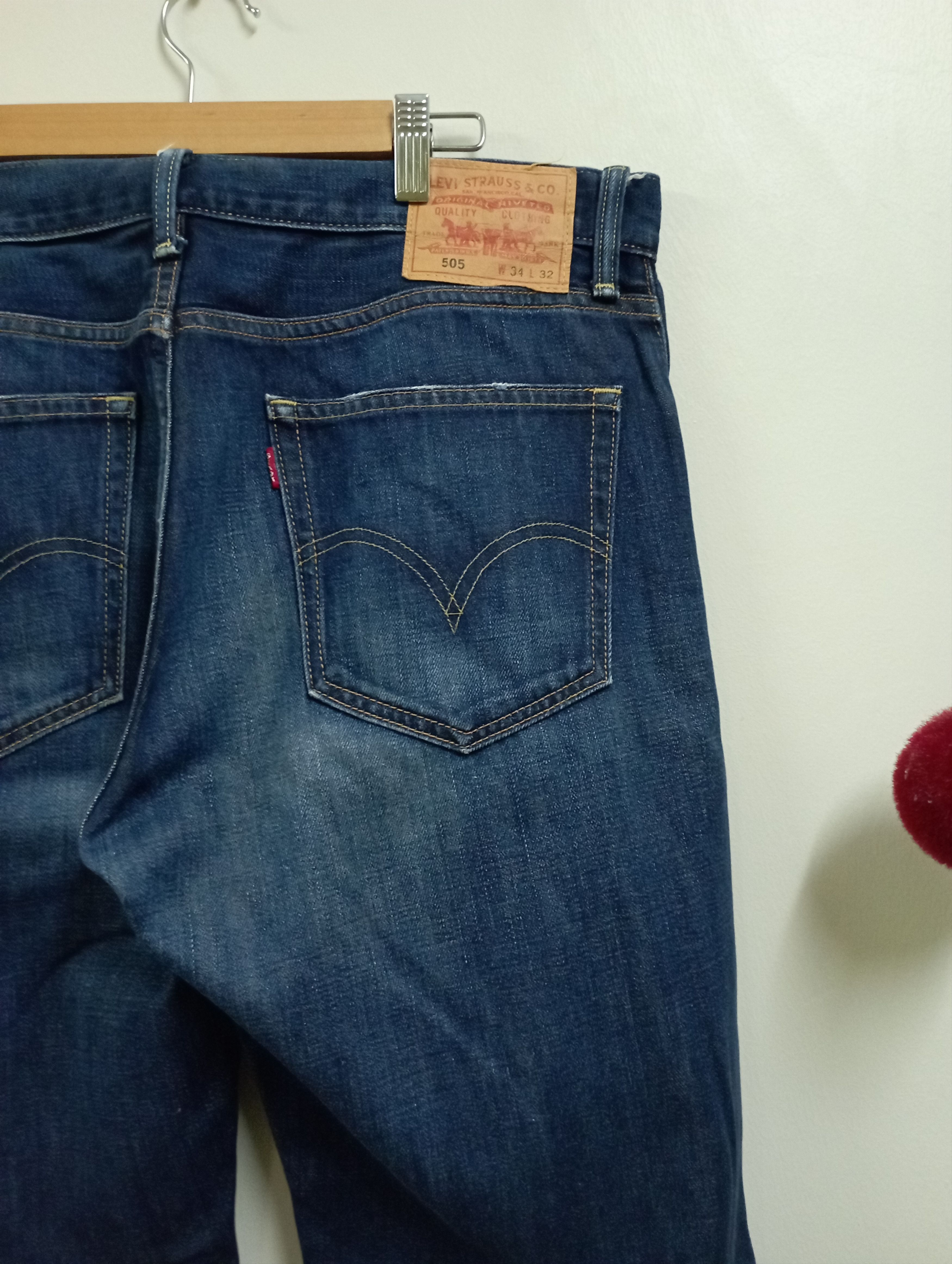 Levi's Vintage Levi's 505 Stone Wash Jeans Size US 34 / EU 50 - 10 Thumbnail