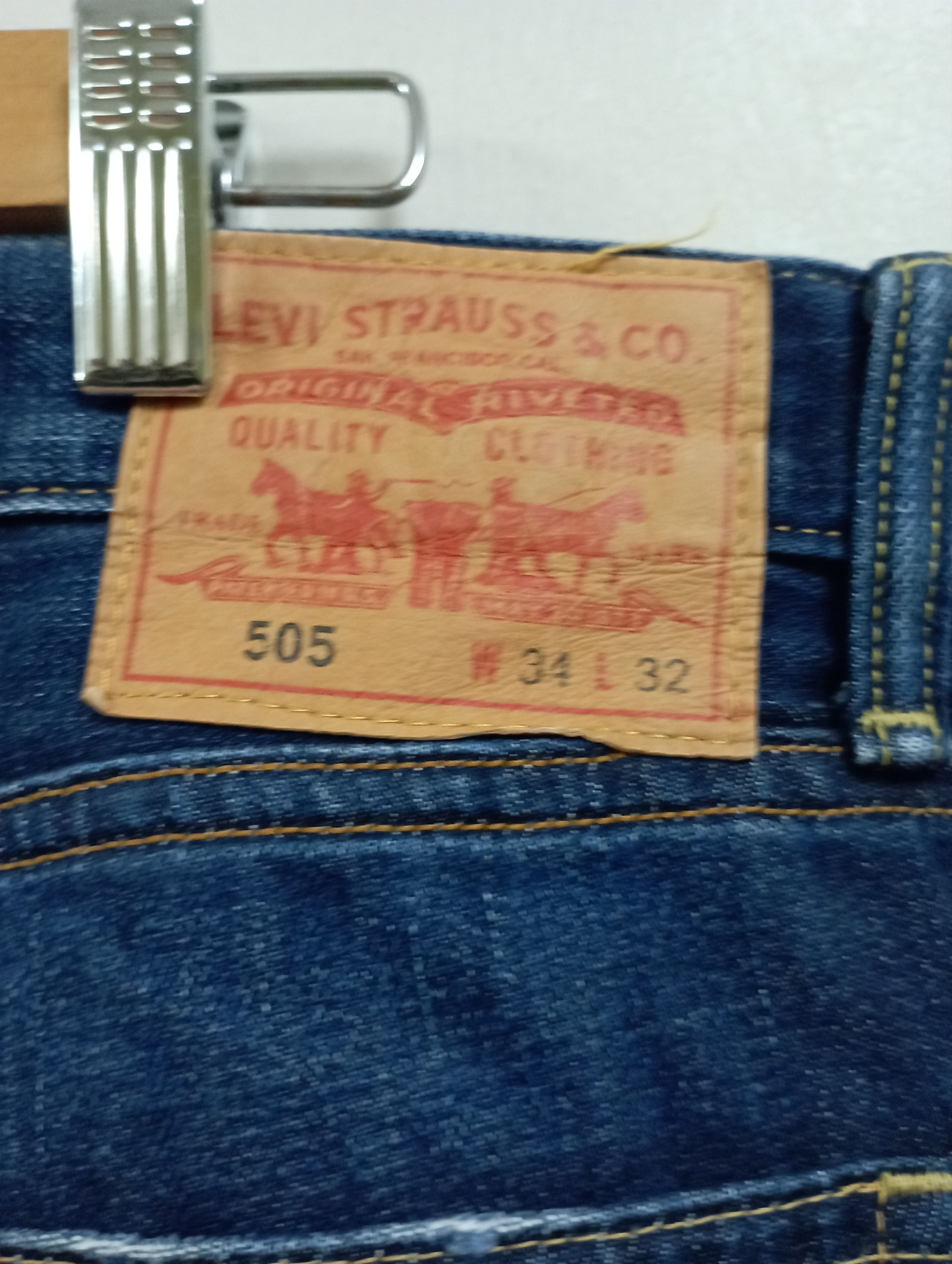 Levi's Vintage Levi's 505 Stone Wash Jeans Size US 34 / EU 50 - 12 Thumbnail