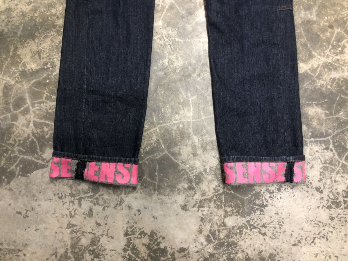 Japanese Brand Dominated Handcrafted Jean double waist zipper denim rare Size US 33 - 16 Thumbnail