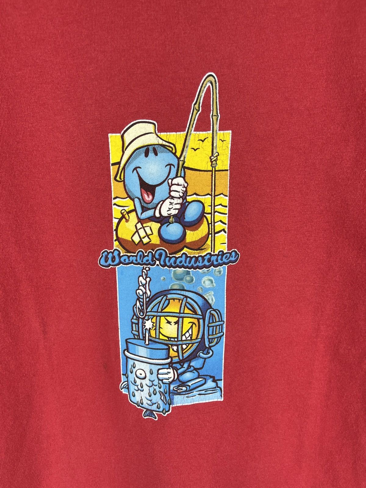 Hook-Ups World Industries vintage 90s skateboard tee shirt rare Size US XS / EU 42 / 0 - 6 Thumbnail