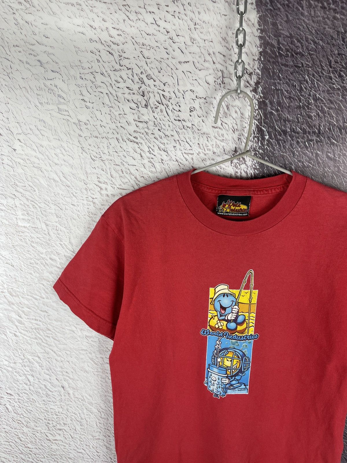 Hook-Ups World Industries vintage 90s skateboard tee shirt rare Size US XS / EU 42 / 0 - 2 Thumbnail