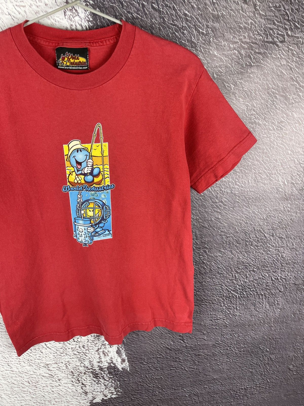 Hook-Ups World Industries vintage 90s skateboard tee shirt rare Size US XS / EU 42 / 0 - 4 Thumbnail
