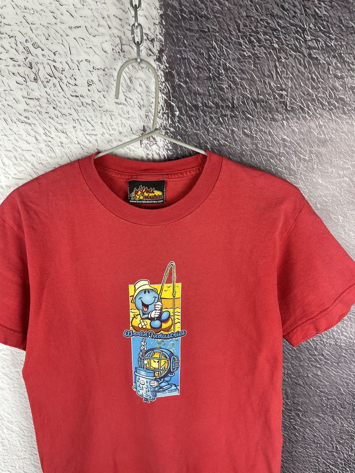 Hook-Ups World Industries vintage 90s skateboard tee shirt rare Size US XS / EU 42 / 0 - 5 Thumbnail