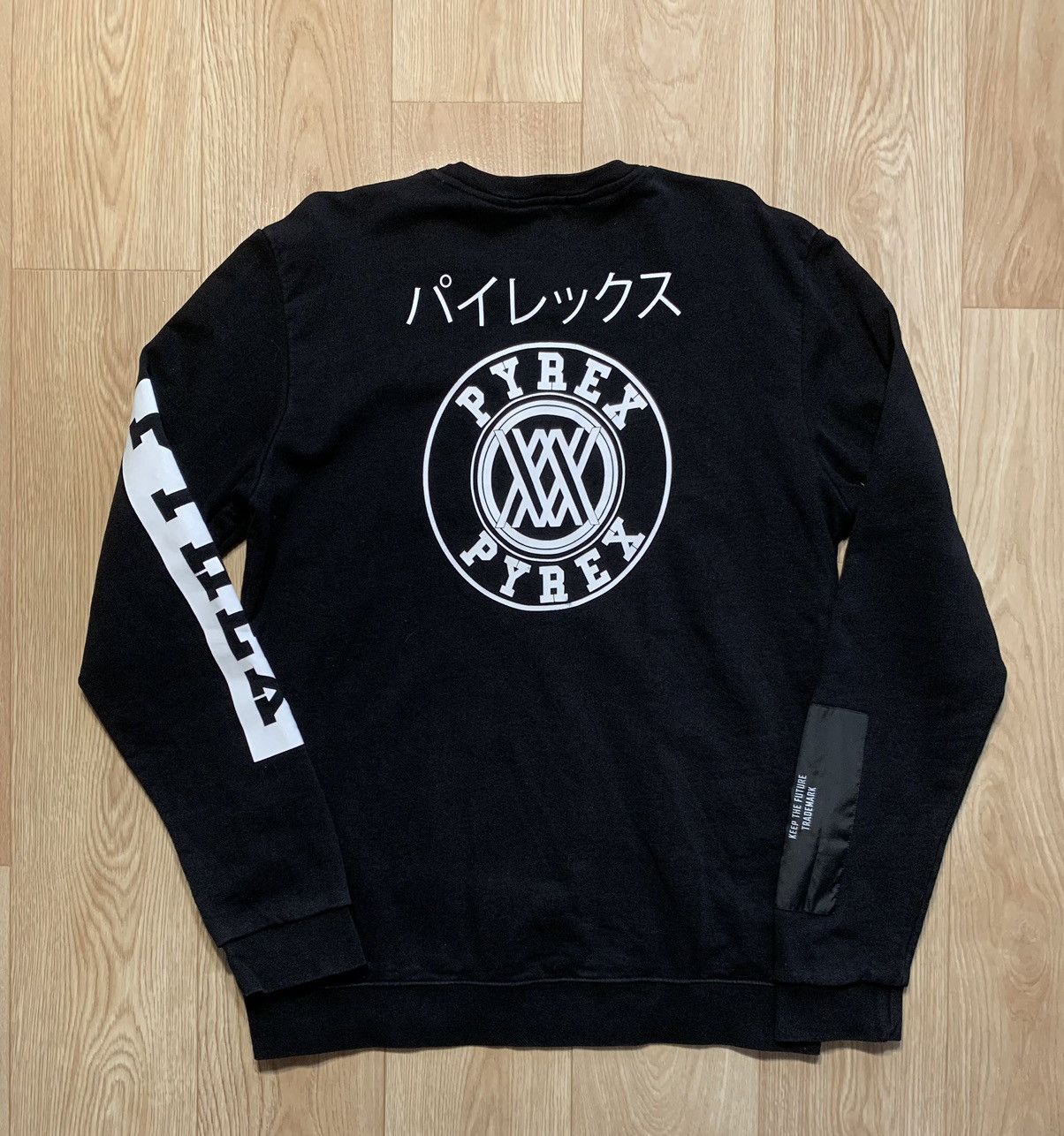 Japanese Brand Pyrex Japanese Style Multilogo Sweatshirt Size US XXL / EU 58 / 5 - 7 Thumbnail