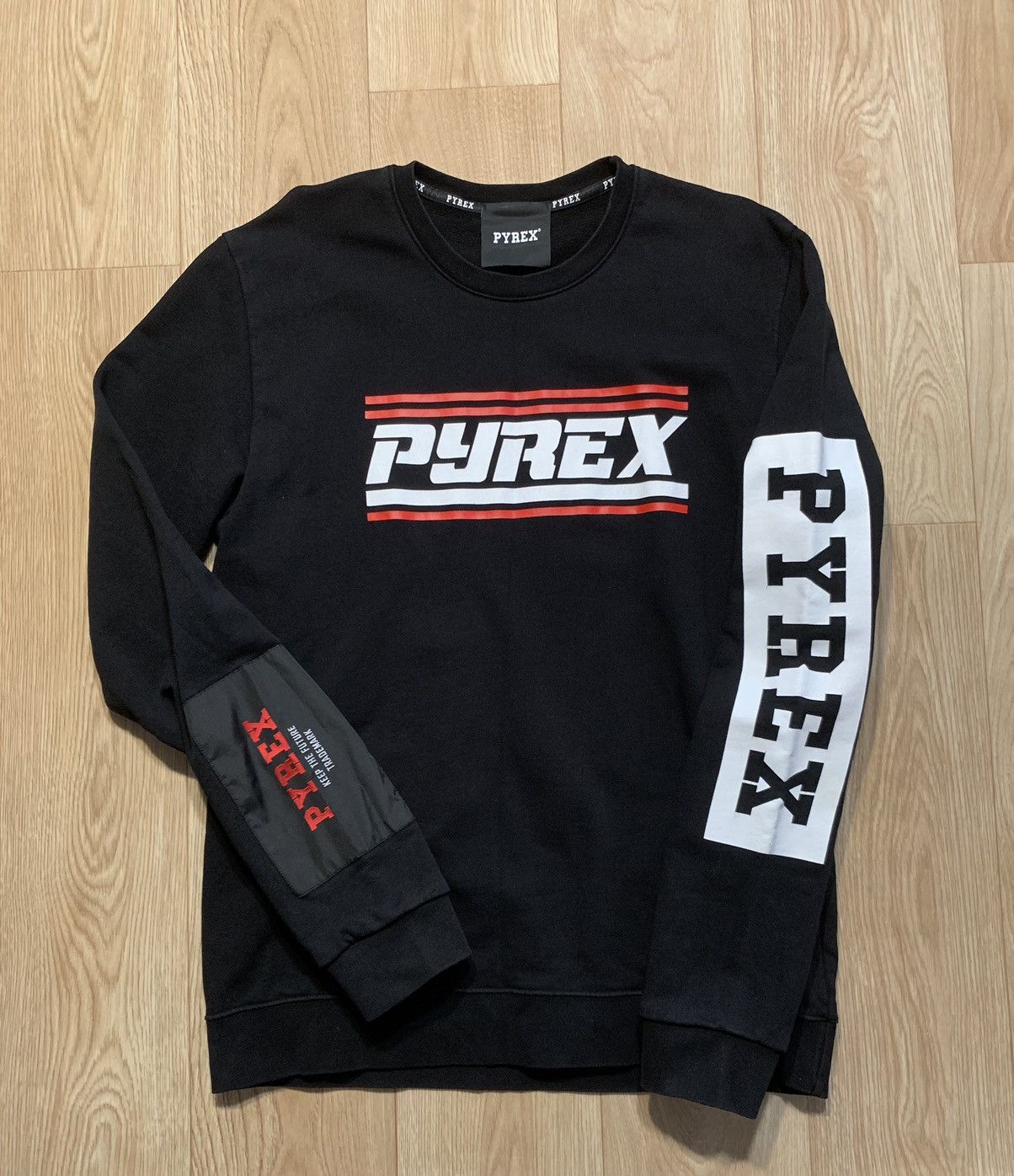 Japanese Brand Pyrex Japanese Style Multilogo Sweatshirt Size US XXL / EU 58 / 5 - 3 Thumbnail