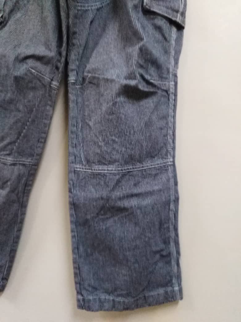 Sugar Cane Vintage Japan Cargo Carpenter Pant Hickory Stripe Dogman Size US 33 - 17 Thumbnail