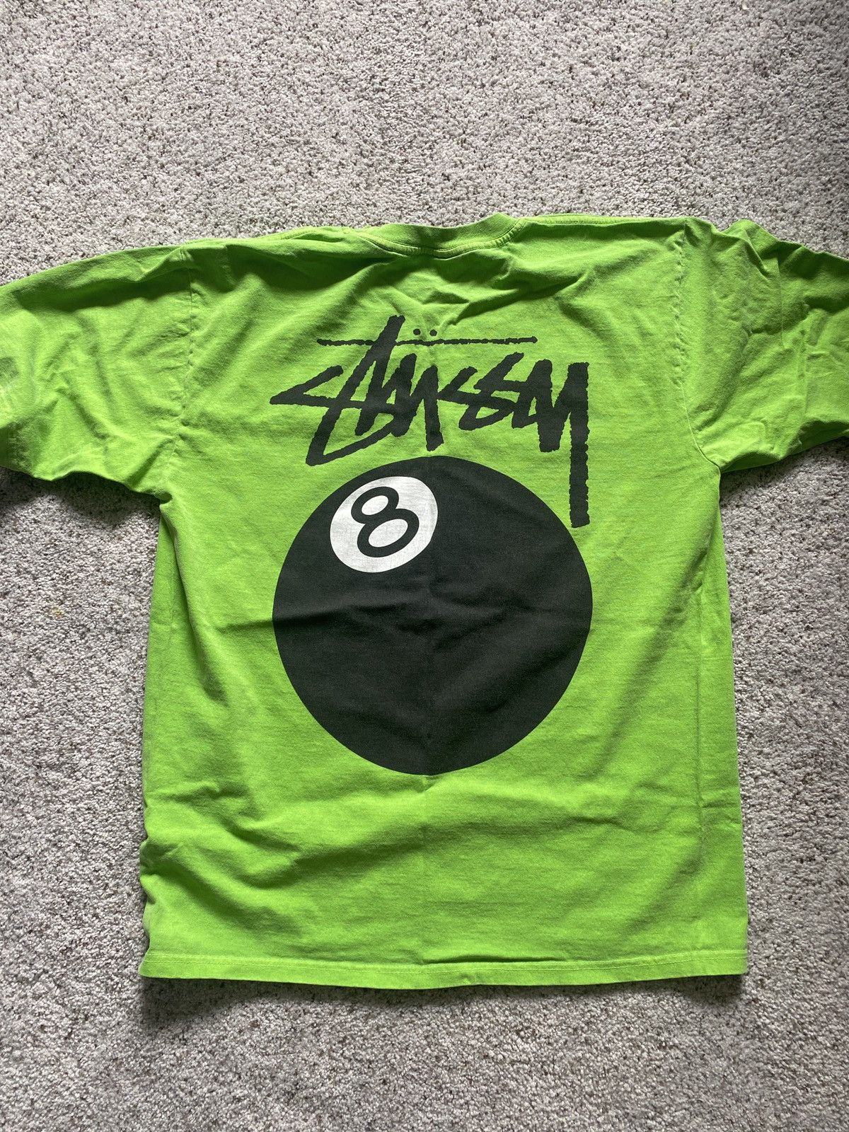 Stussy Stussy 8 Ball T Shirt Green Grailed