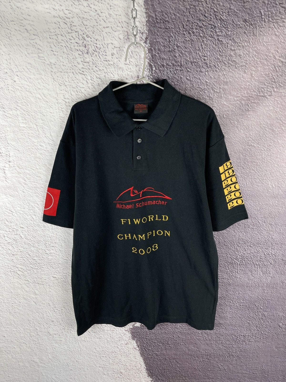 Formula 1 Vintage Racing polo Ferrari Michael Schumacher champion 2003 Size US XL / EU 56 / 4 - 1 Thumbnail