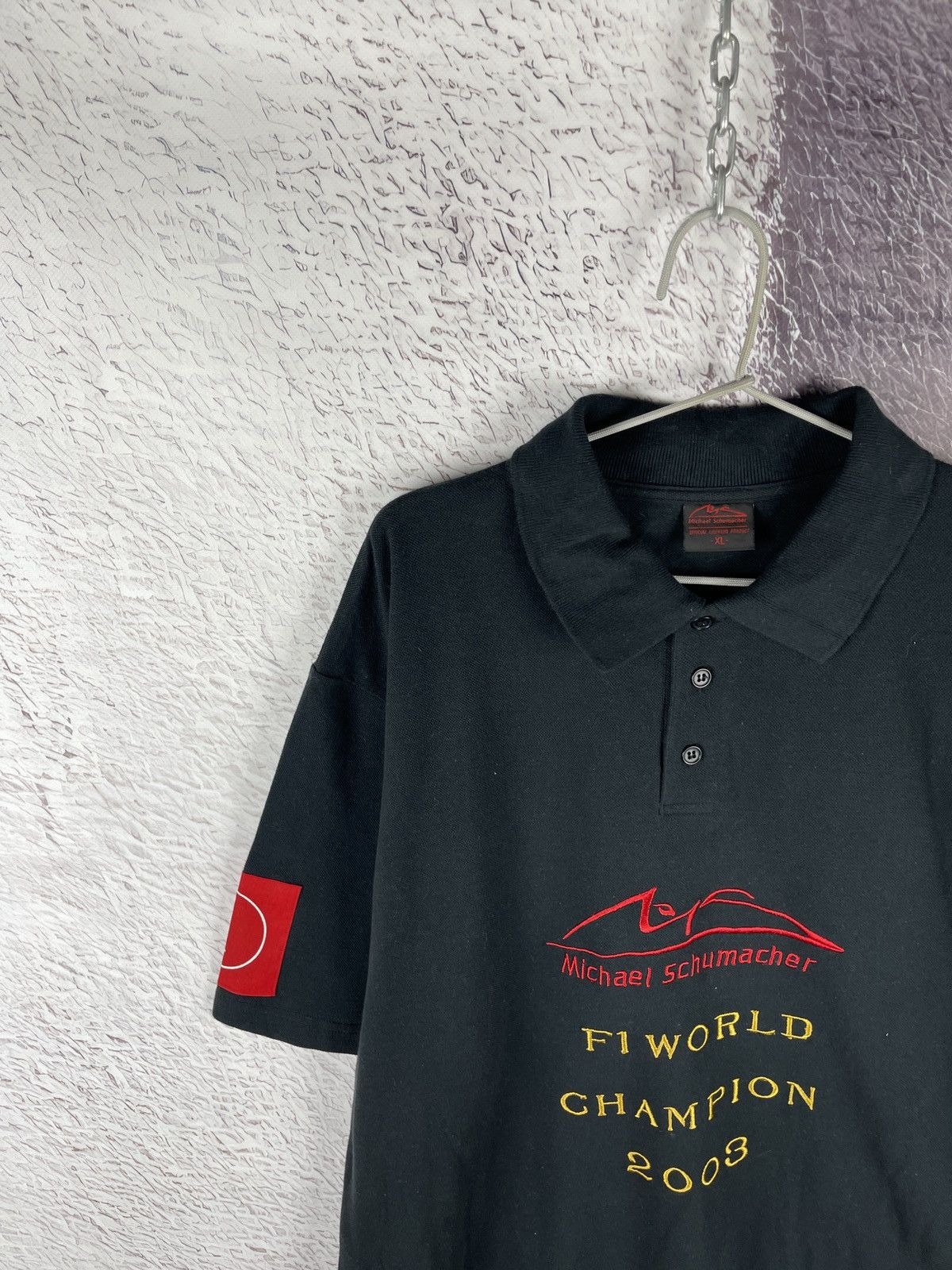 Formula 1 Vintage Racing polo Ferrari Michael Schumacher champion 2003 Size US XL / EU 56 / 4 - 2 Thumbnail